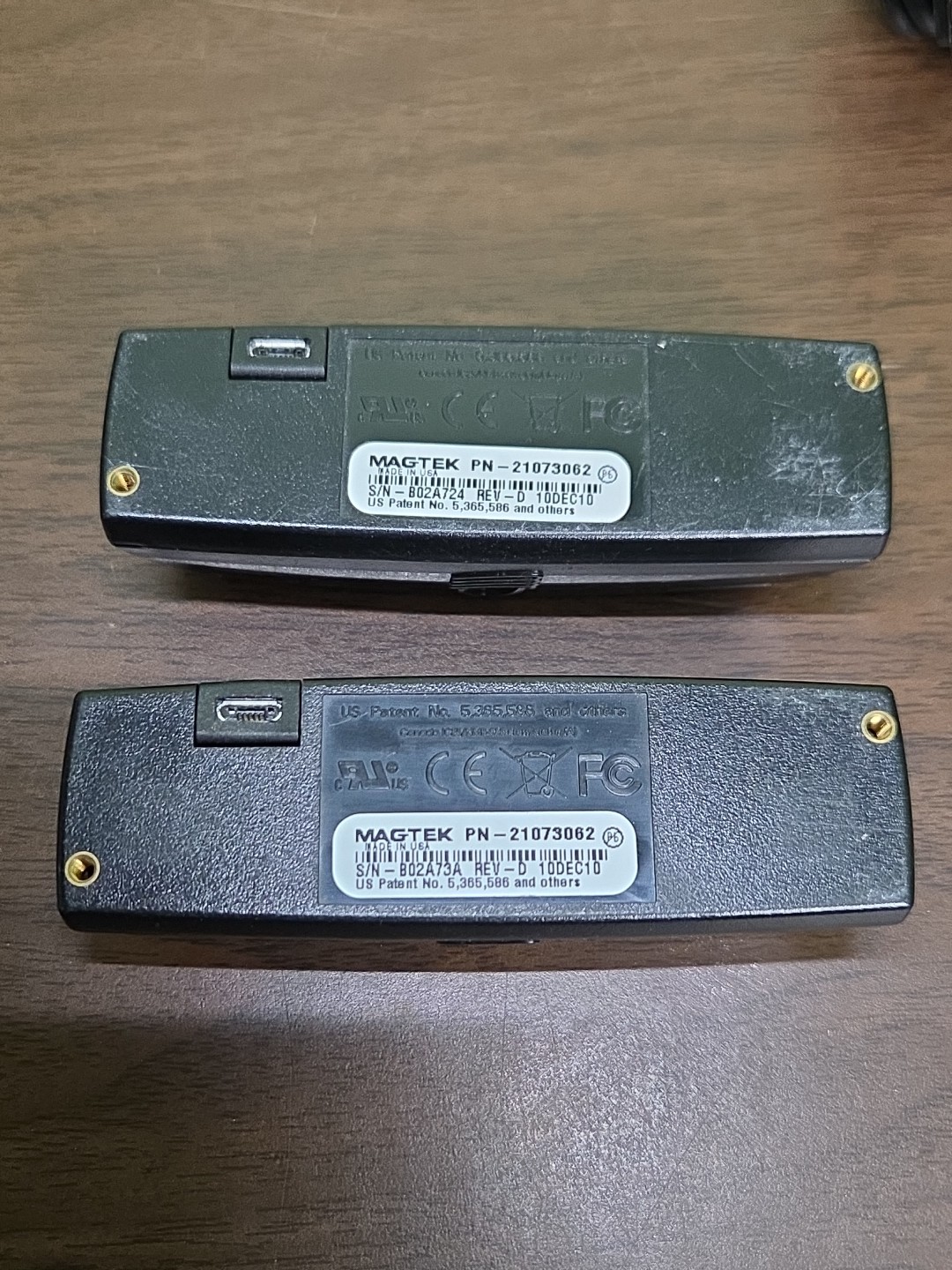 2 Magtek DynaMag USB Credit Card Reader 21073062