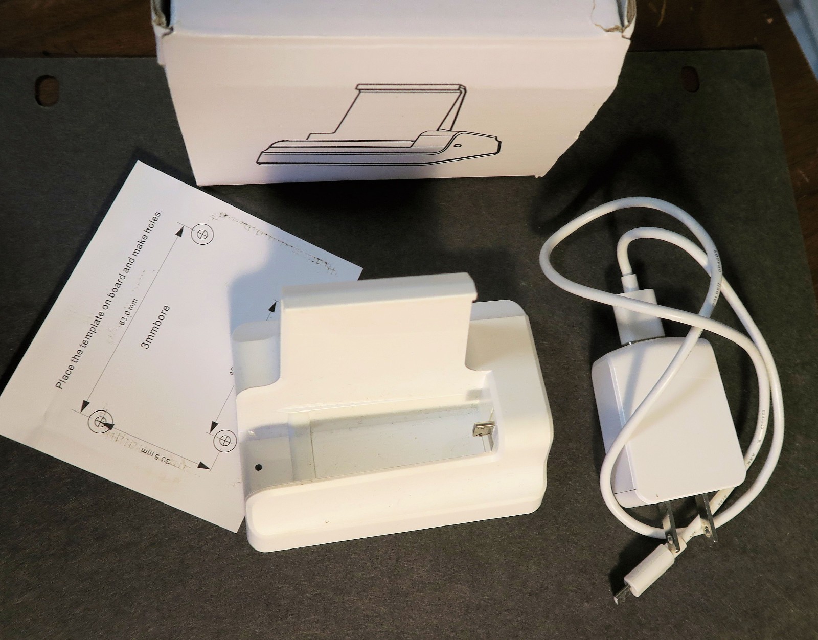 Clover Go Charging Cradle for RP458T Card Reader with Power Cord