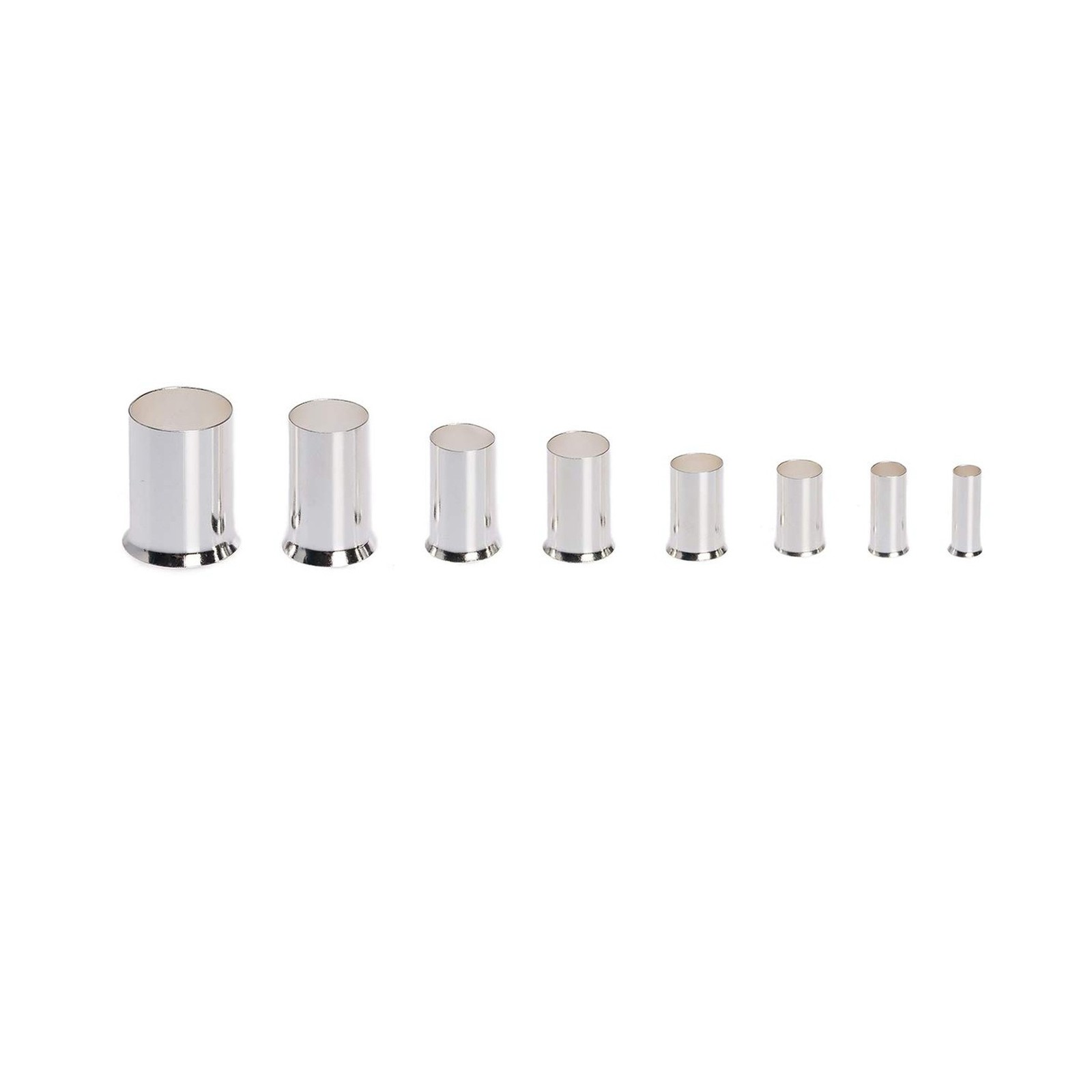 300Pcs 12 10 8 6 4 2 1/0 2/0 Wire Ferrule Tinned Copper Crimp C… USA FAST SHIP