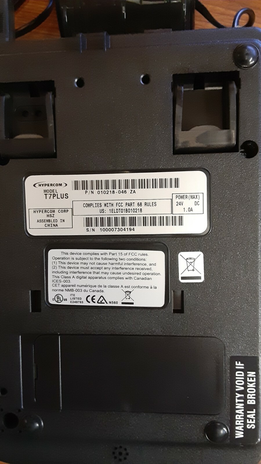 Hypercom T7 plus Credit Card Terminal