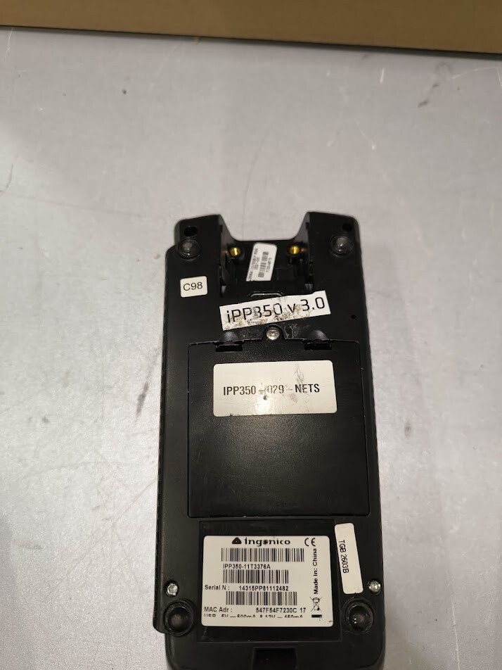 Ingenico iPP350 Card Reader – Used, No Cables, Working Condition