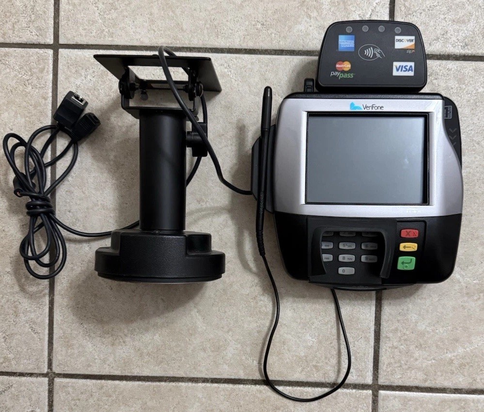 Verifone Credit Card Terminal Pinpad Keypad Mx870 With Mount For Parts