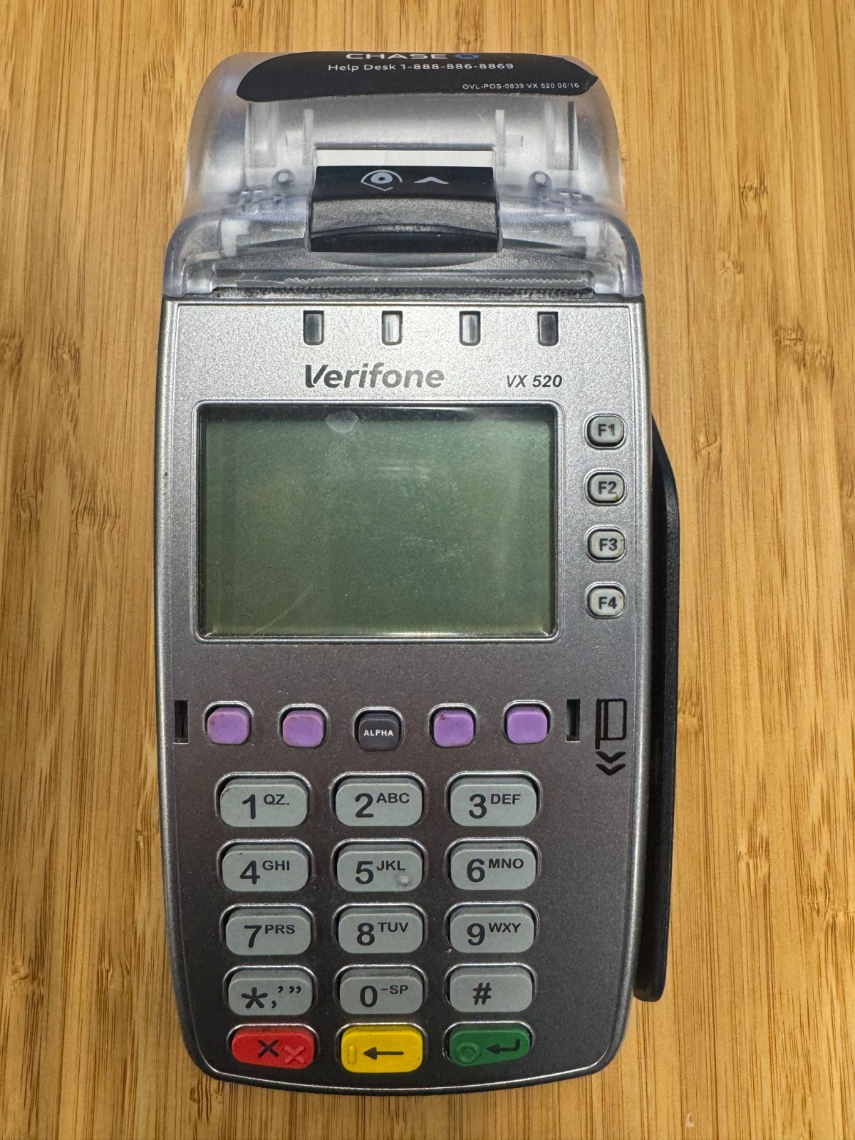 Verifone VX520 Credit Card Terminal POS Machine w/ Power Adapter