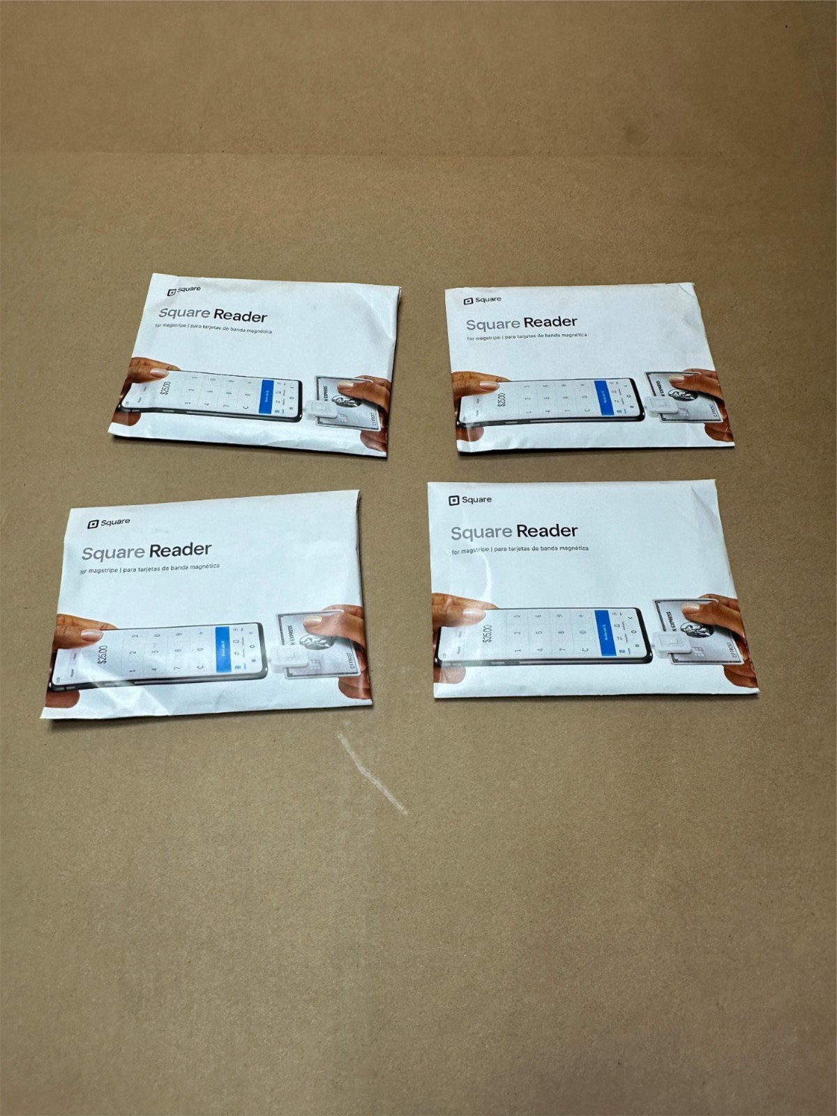 4x Pc Lot New Square Reader A-PKG-0224 for Magstripe