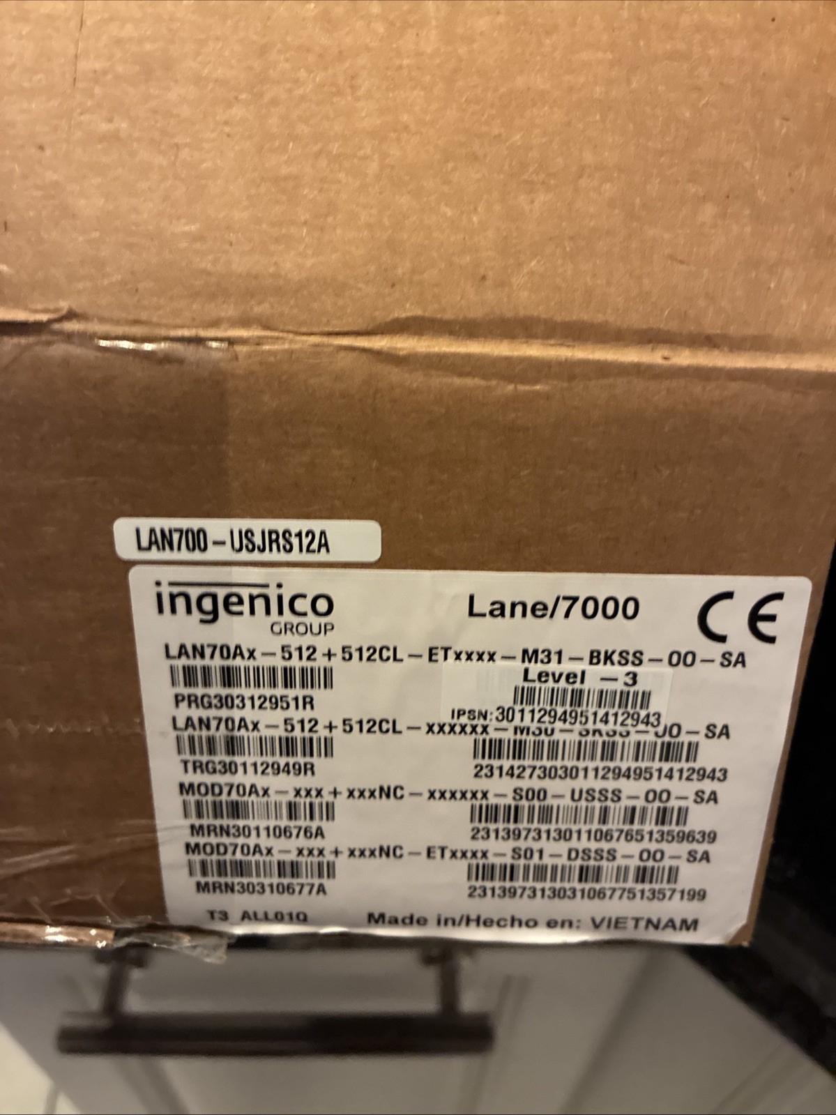 Ingenico Lane 7000 Terminal Boxed Kits – Shift4 Payments Encrypted – Complete