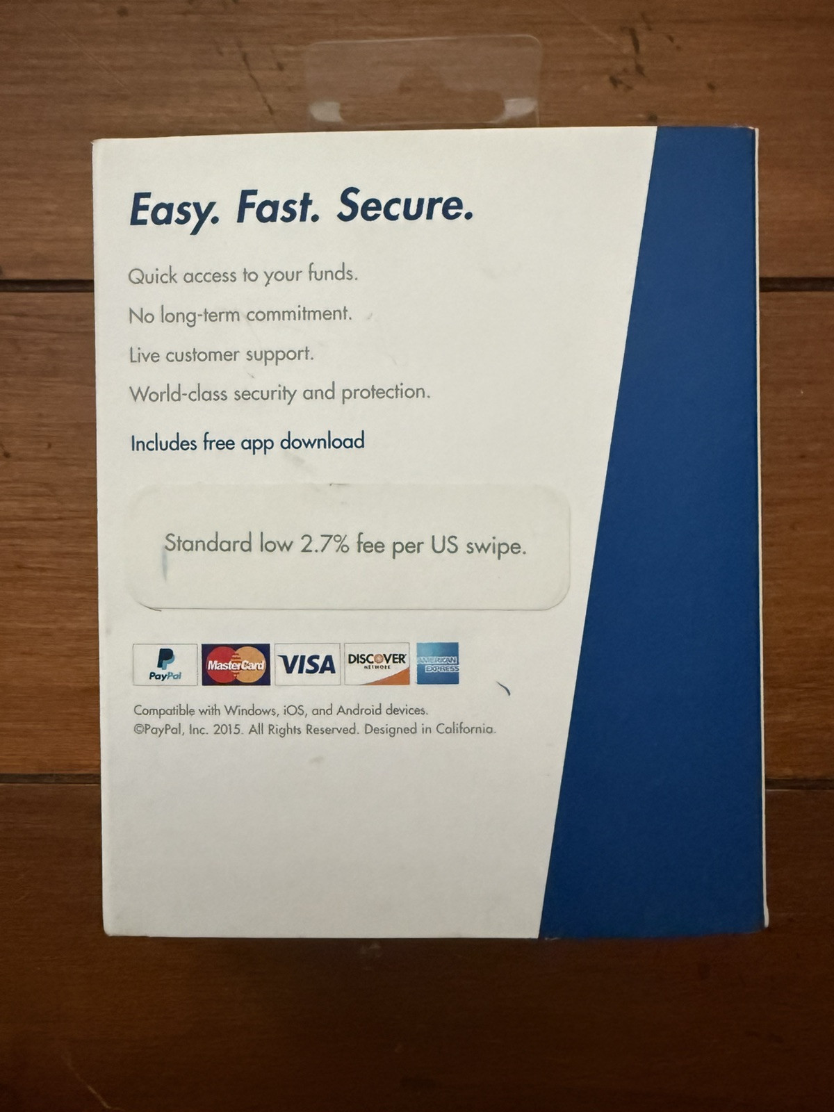 New Open Box PayPal Mobile Card Reader Swiper For iPhone and Android
