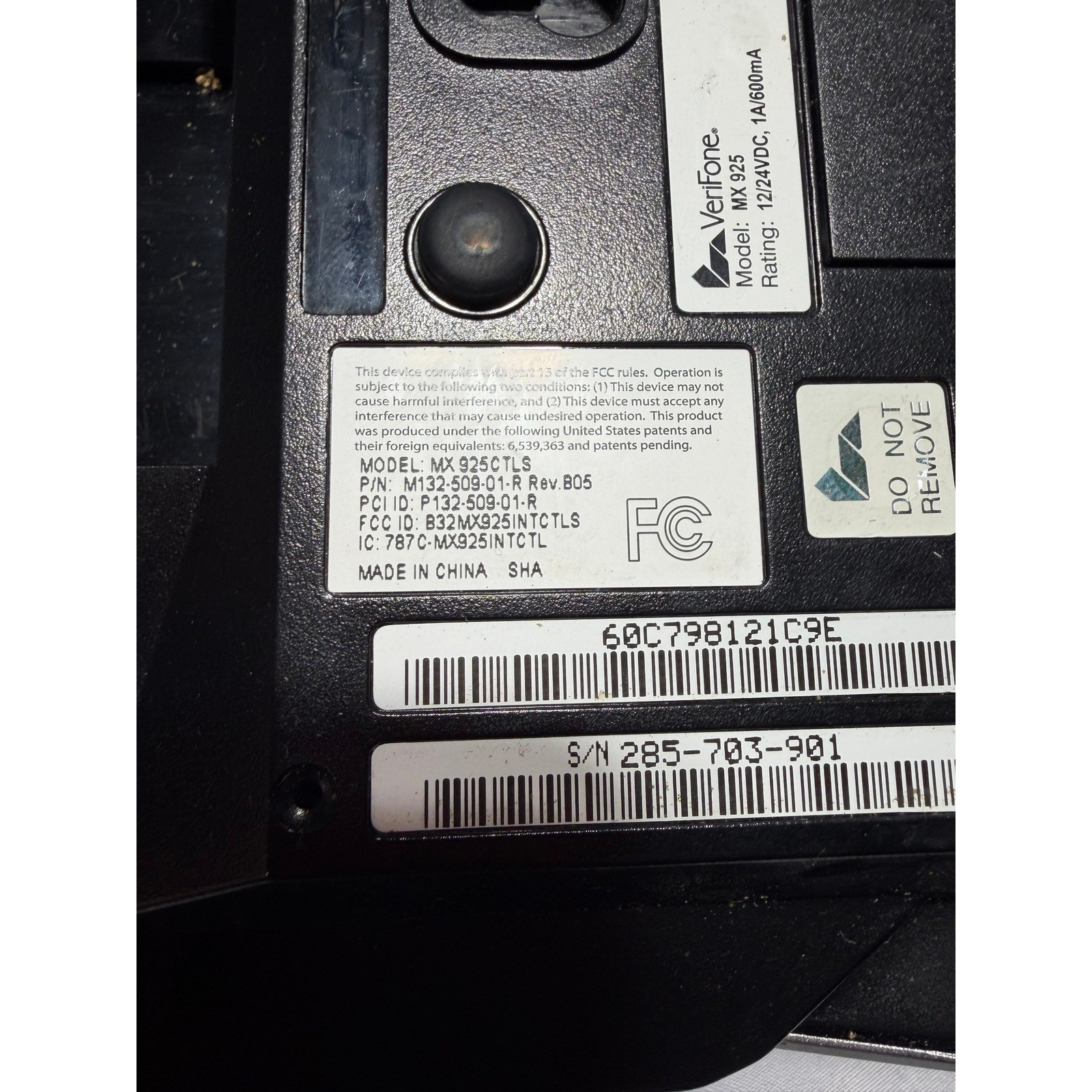 Lot of 3 Verifone MX 925 CTLS Credit Card Terminal Payment POS MX925-CTLS A833