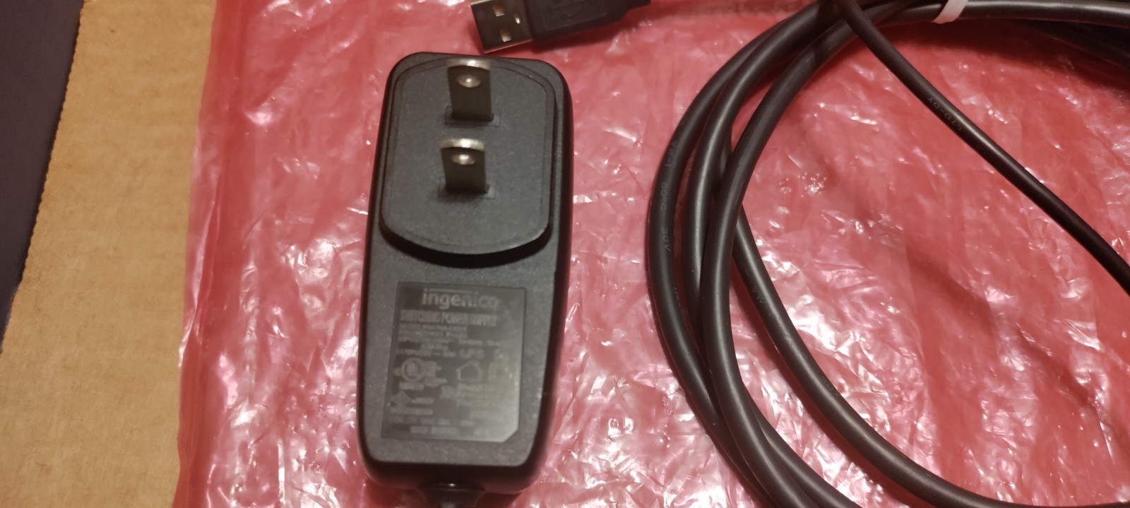Ingenico Cable 296111170AD USB HDMI For Lane 3000/5000/7000 + PSC16A-080L6 Power