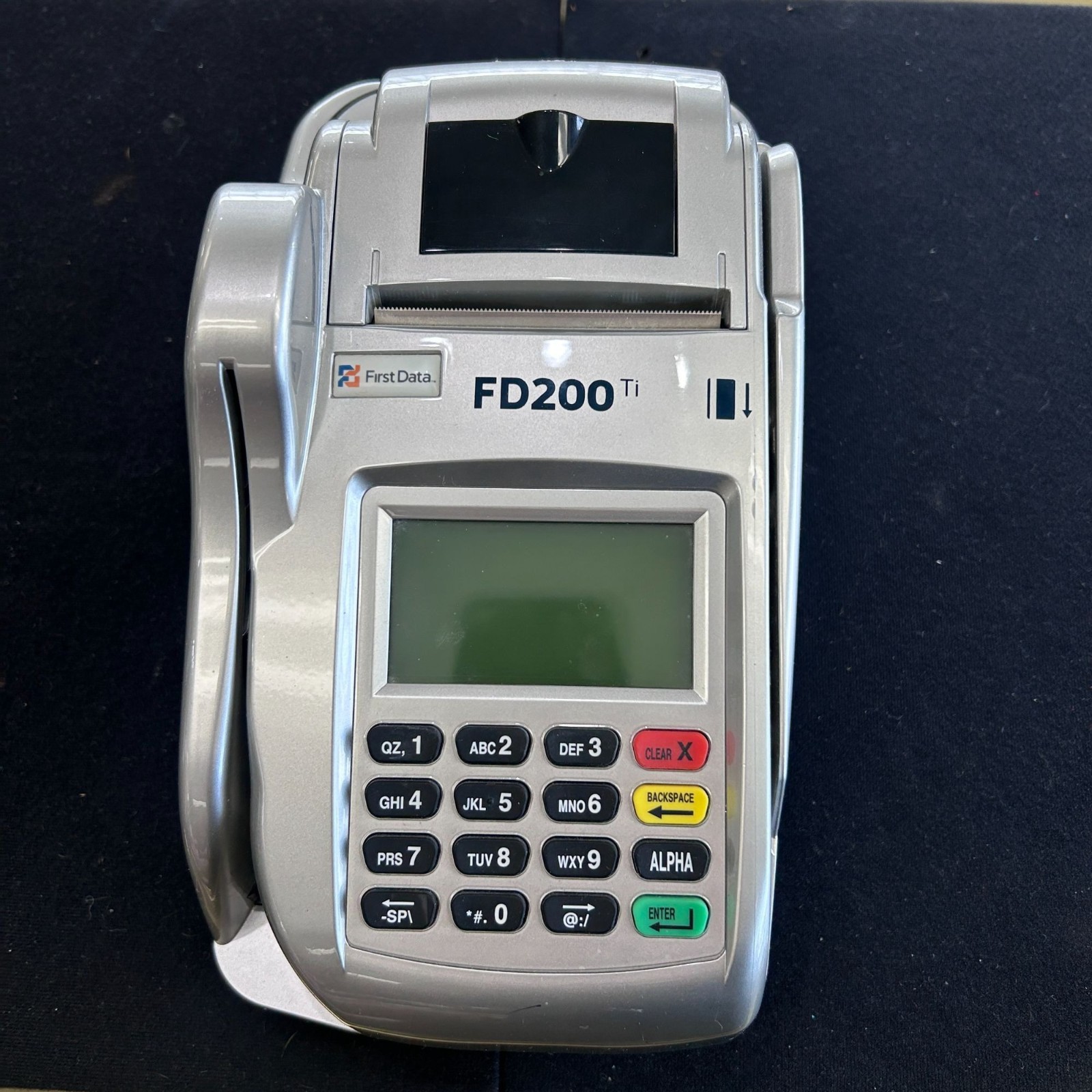First Data FD200ti Touch Screen Credit Terminal+FD35 PIN pad w (40) FD100 Paper