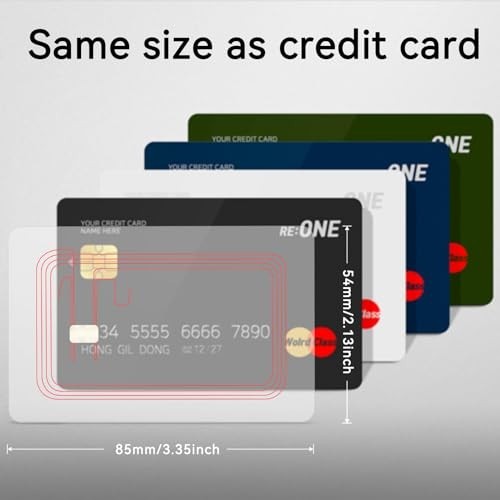 10 NFC Cards NTAG215 504 Bytes Rewritable Tags for Android Devices Transparent