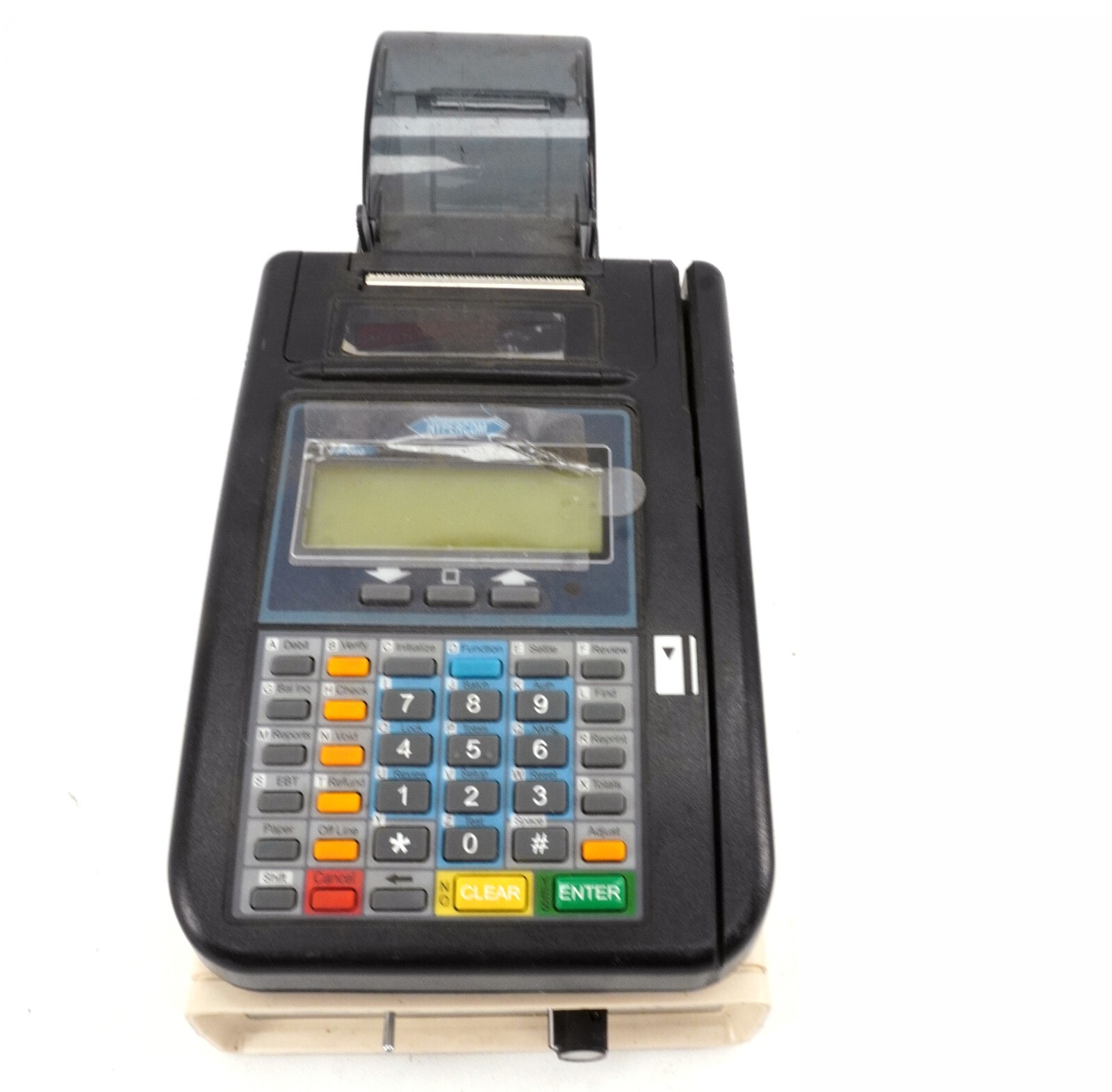 Hypercom T7Plus Credit Card Terminal Reader Power Adapter Modified for the Blind