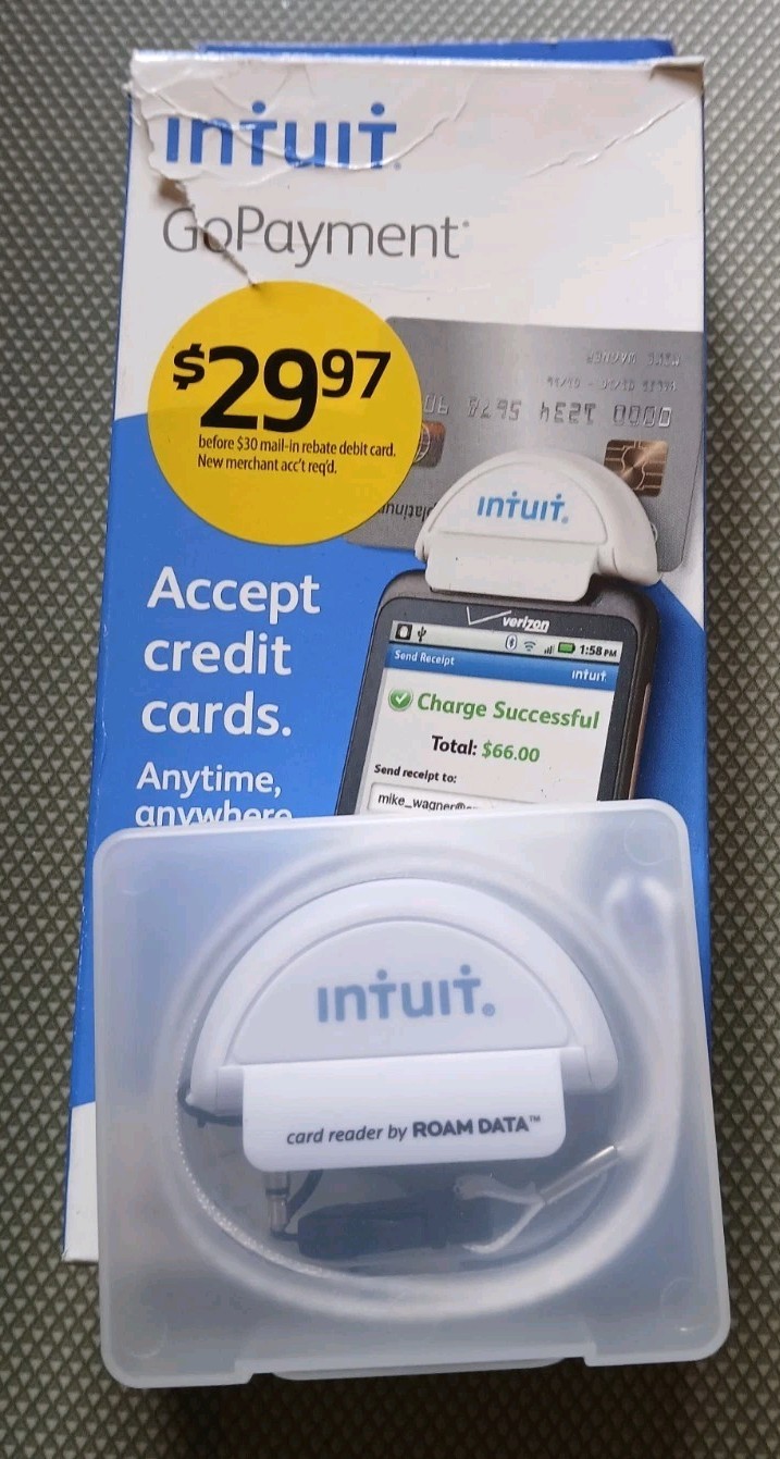 Mobile Credit Card Reader, Intuit GoPayment