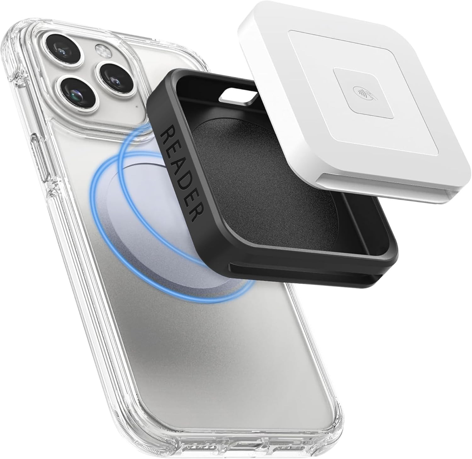 Magnetic Case for Square Reader 2nd Generation Contactless Chip Card Protector
