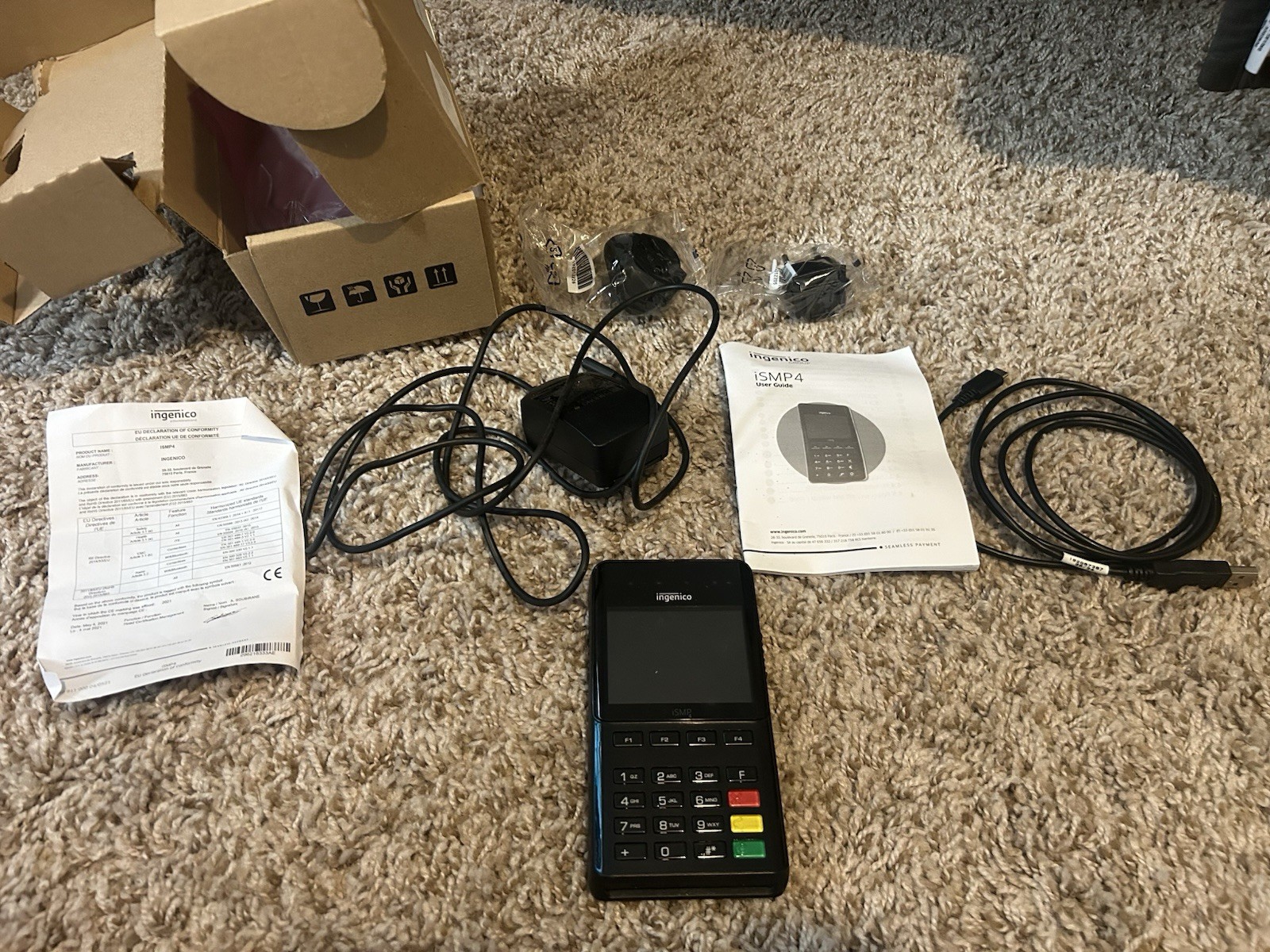Ingenico iSMP4 POS Payment Terminal Reader IMP657-11P35566C
