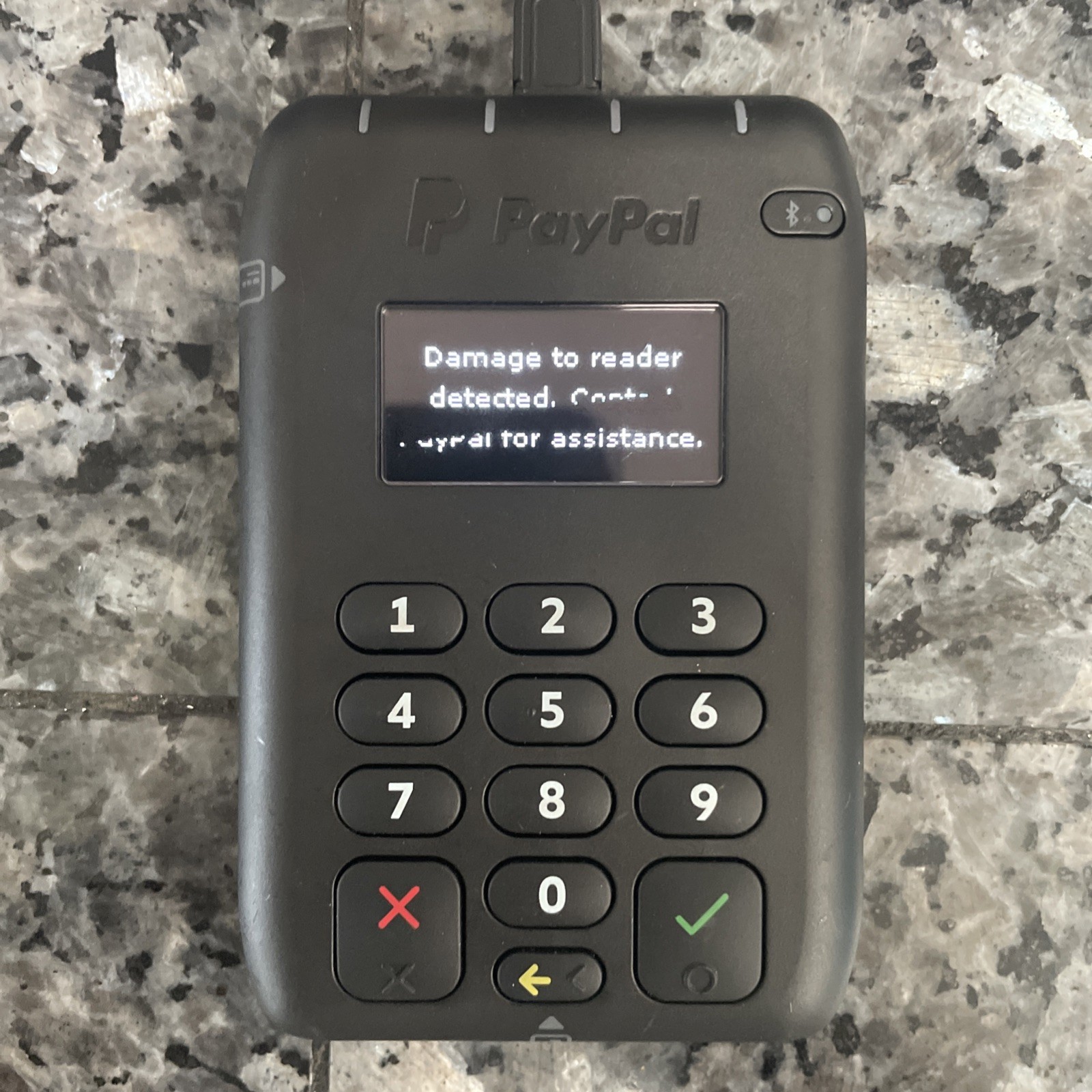 Miura Shopify M010-PROD30-V2-1 Bluetooth Card Reader For Parts