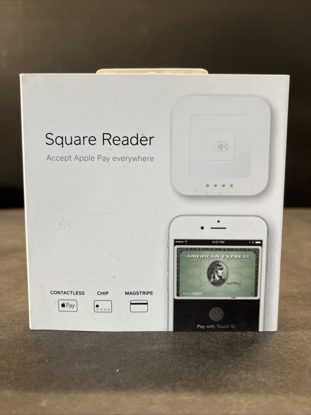 Square Contactless Credit Card and Chip Reader 1st Gen Version One White New