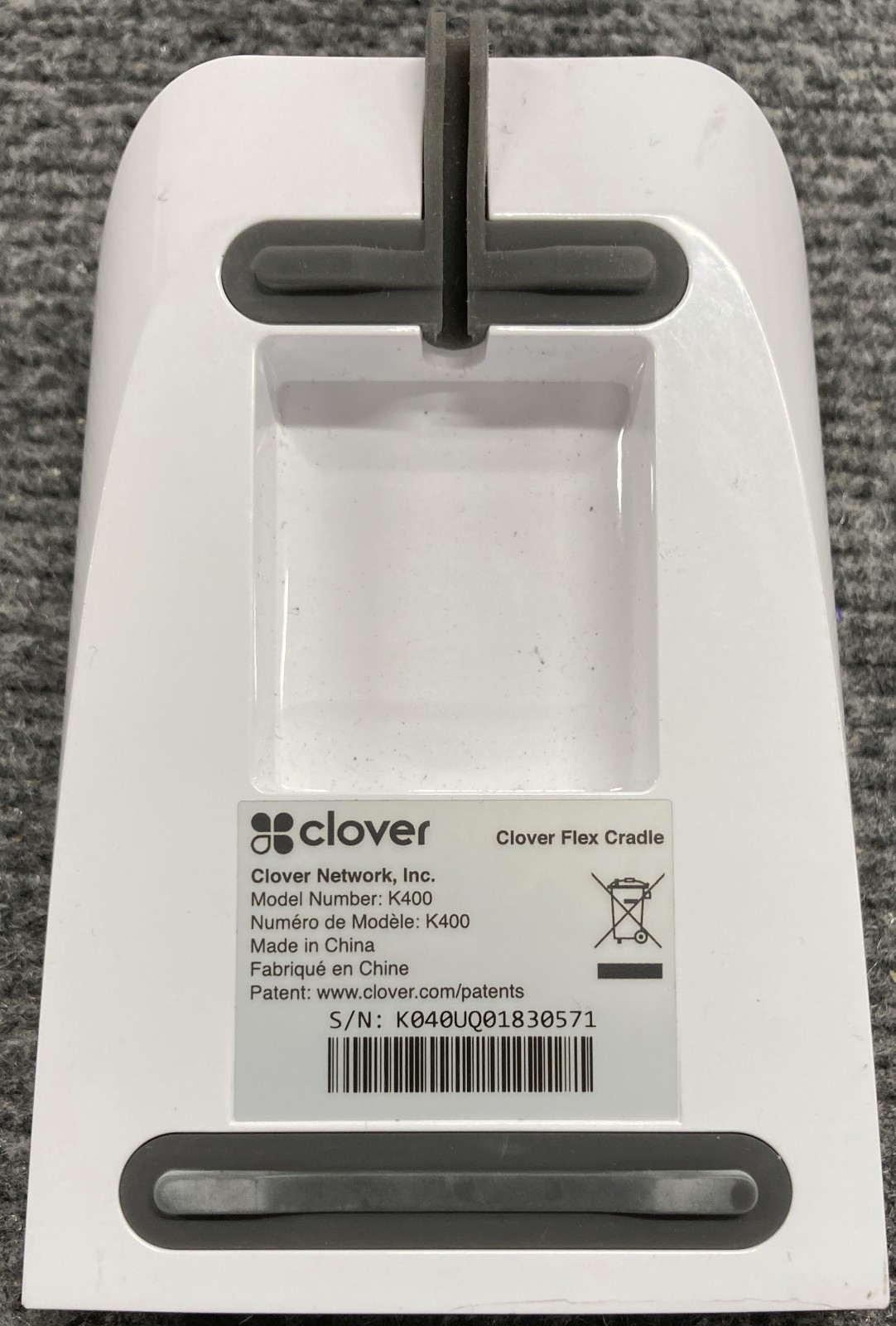 Lot of 5 Clover Flex C403 Wireless Credit Card Terminal w/ Cradle (As Is)