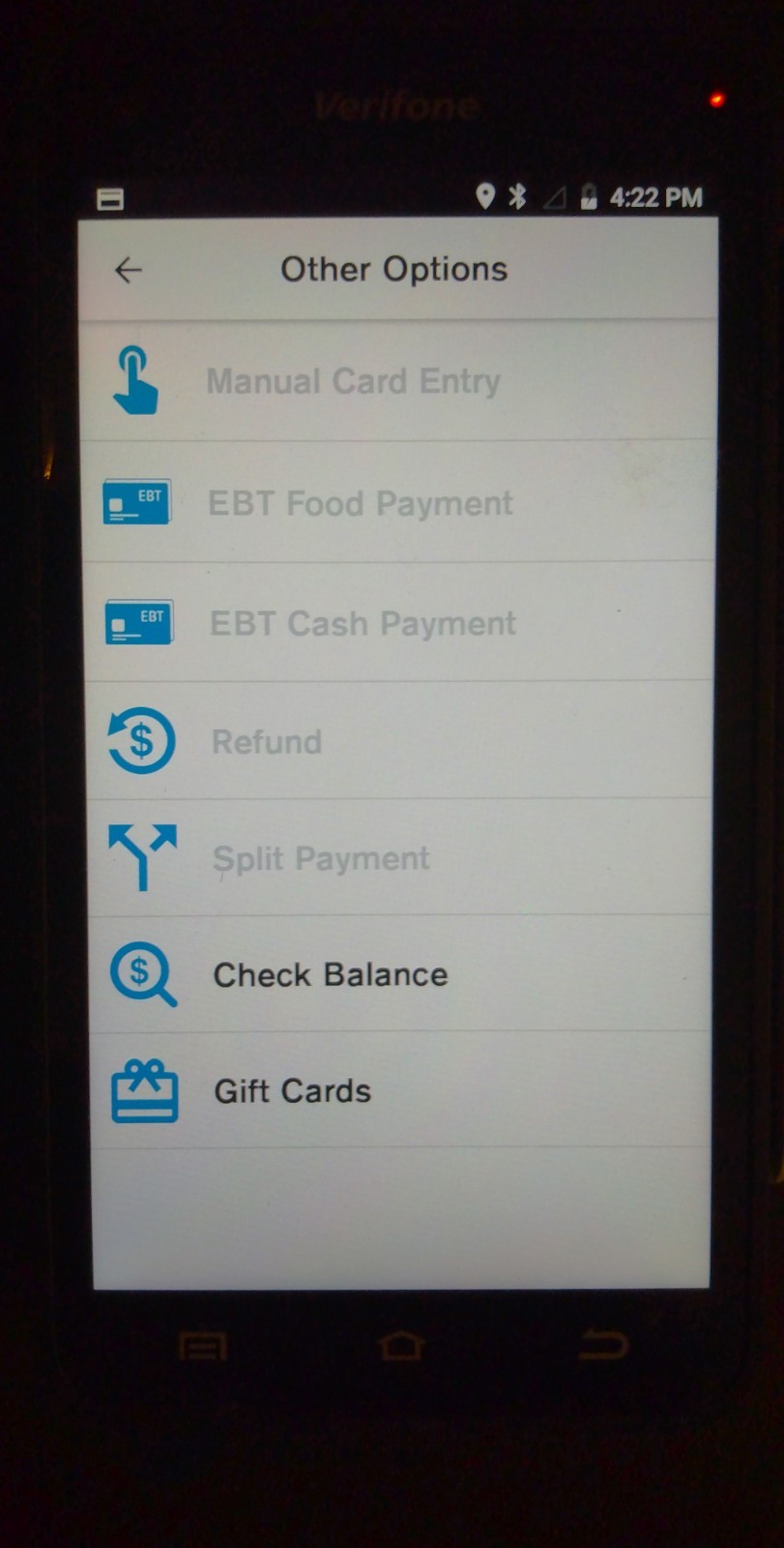 Verifone Model T650P Credit Card Terminal POS Device