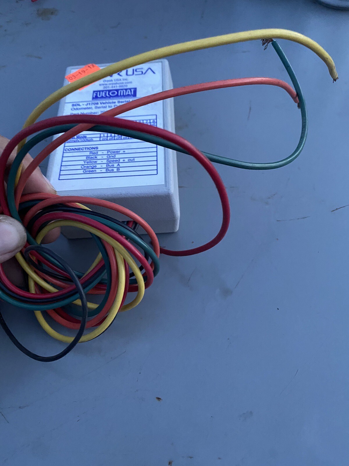(PM) Orpak USA SDL-J1708 Vehicle Serial Data Link 702100156