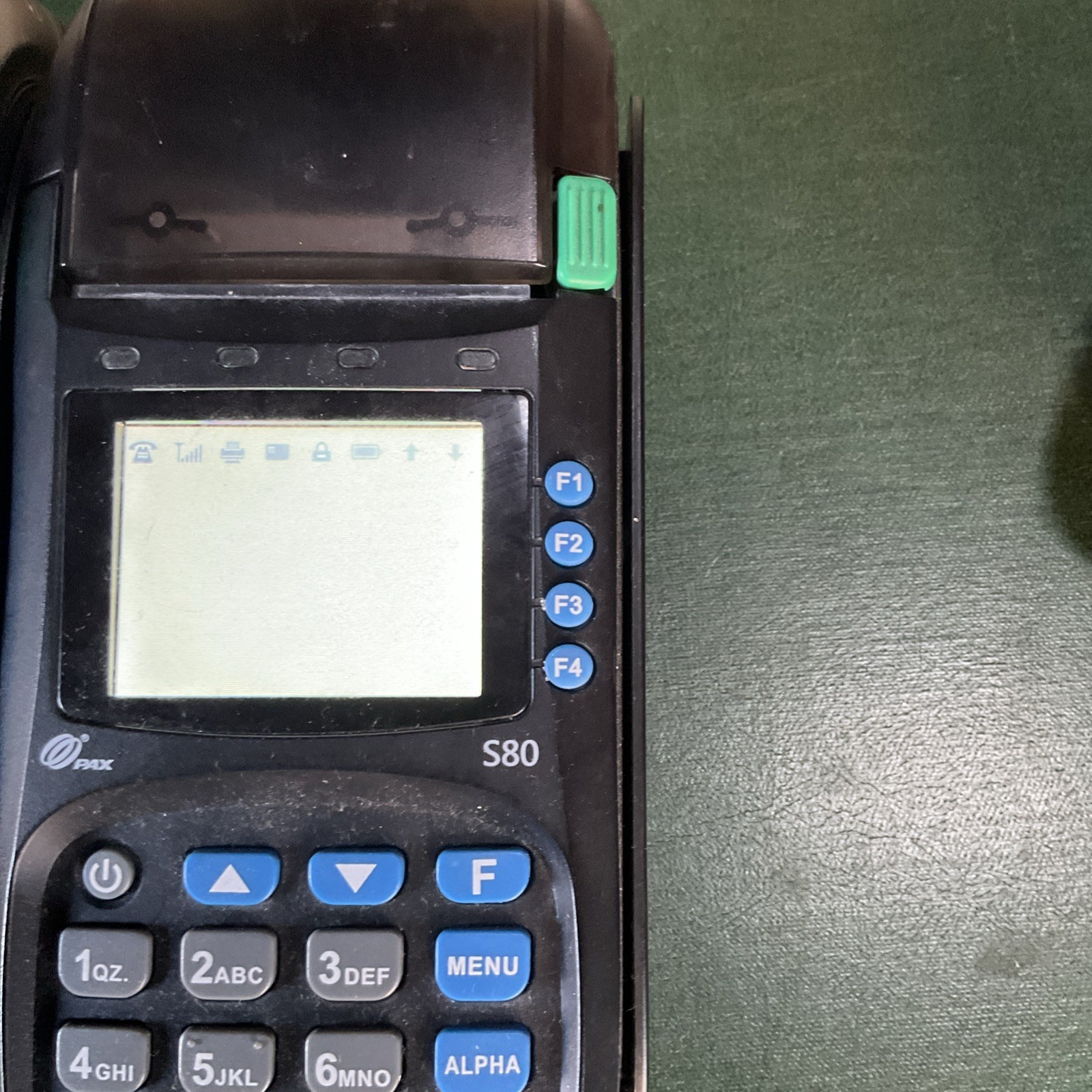 PAX S80 Credit Card Terminal POS Lot of 3 Powers On Untested Parts Repair