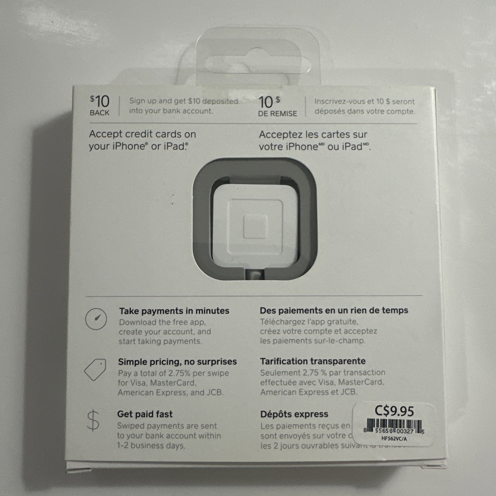 Square Credit Card Reader for iPhone, iPad, and Android Mobile Payment NEW