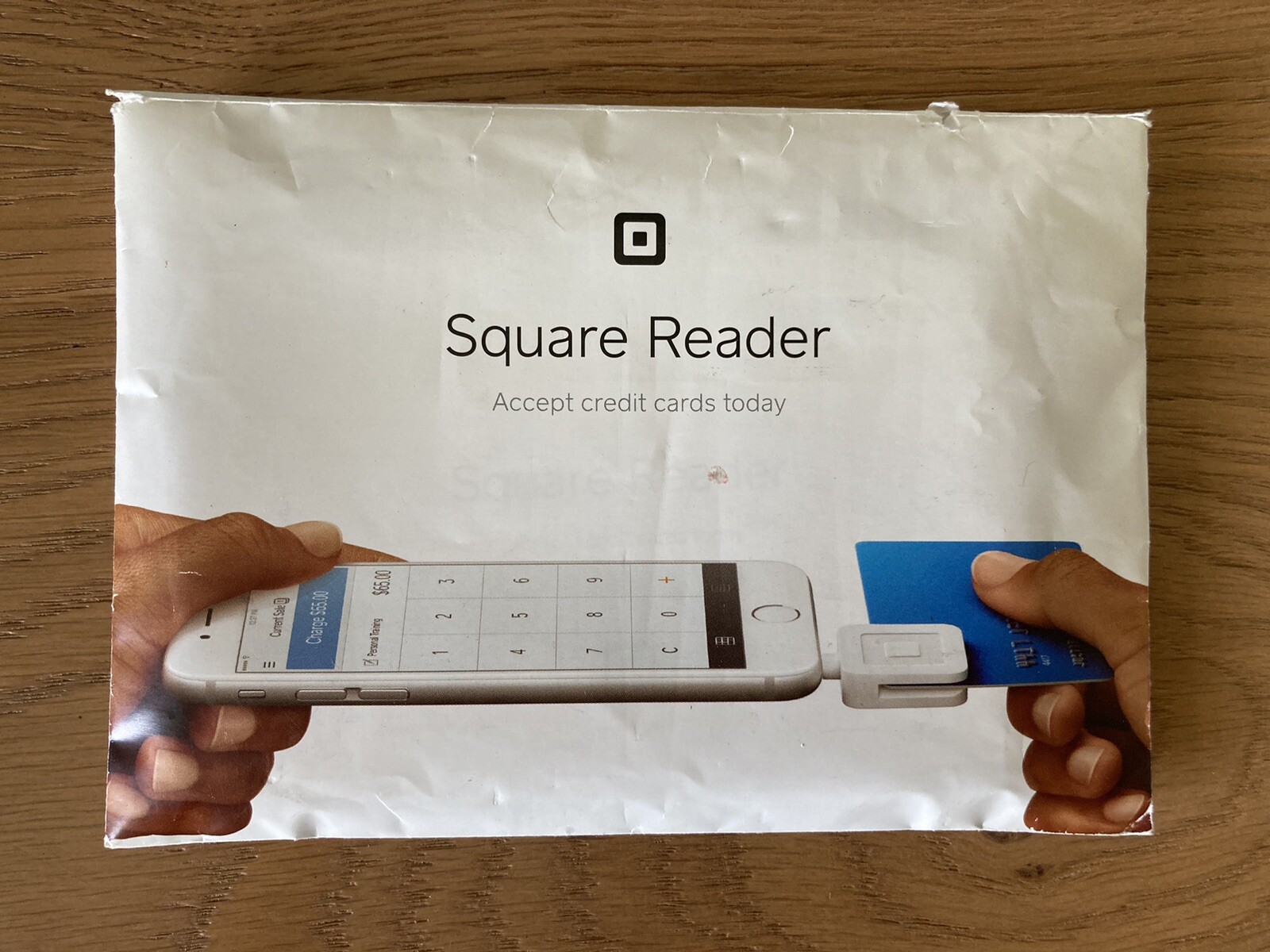Square A-PKG-0223-04 Credit Debit Card Reader – White for Apple iPhone