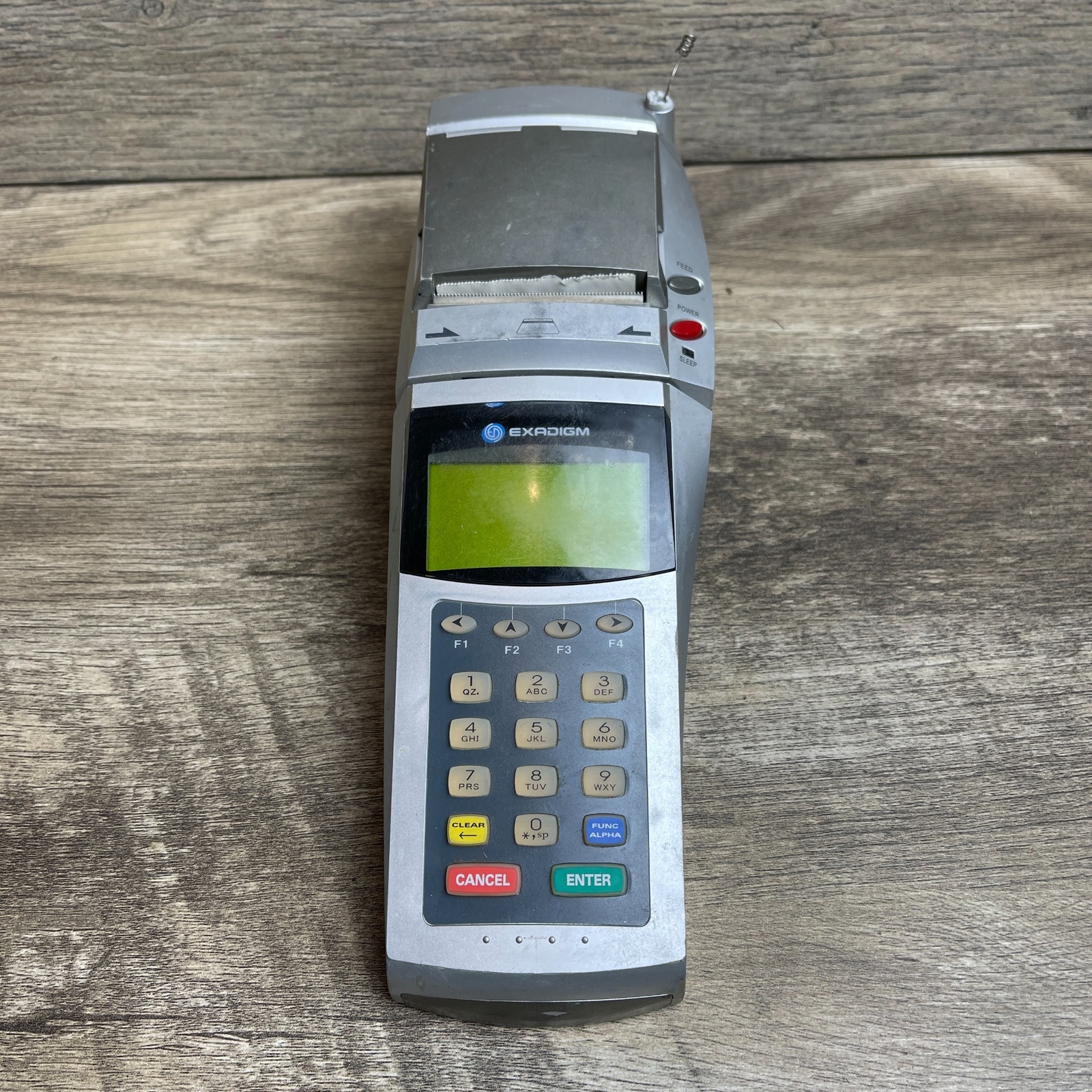 Exadigm XD2000 Silver Wireless Credit Card Reader Mobile Payment Terminal