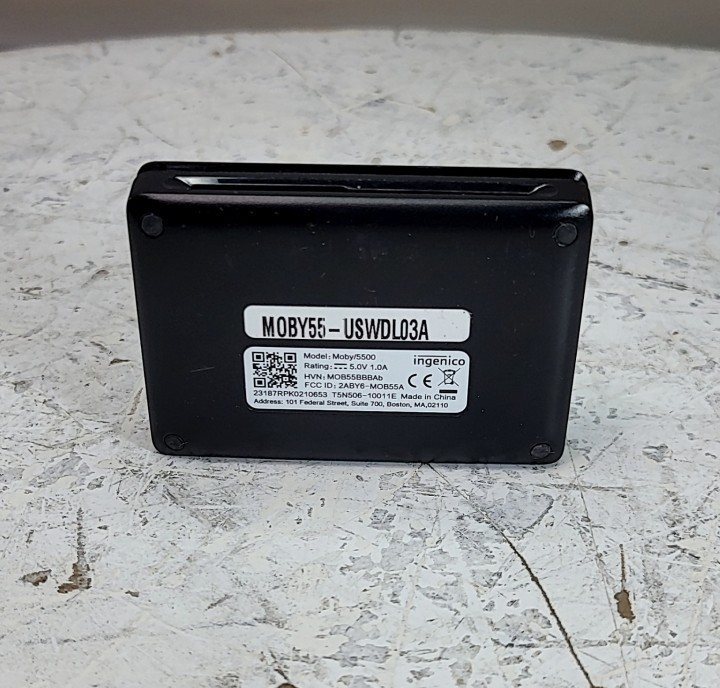 INGENICO moby/5500 moby55-uswdl03a Mobile Payment Terminal SEE NOTES