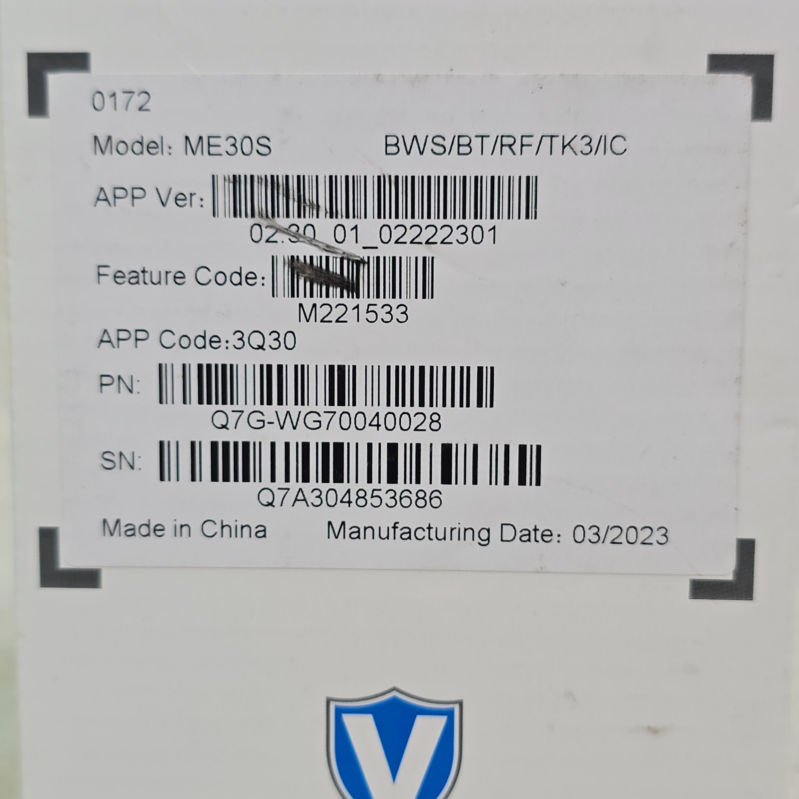 Valor PayTech RCKT mPOS Newland ME30S Terminal Brand New Open Box