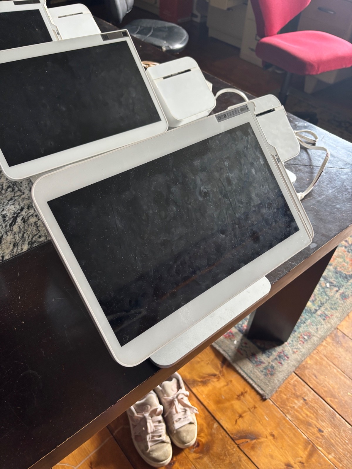 Clover Station C500 POS Point of Sale System w/ AC Adapter + P500 Printer *READ*
