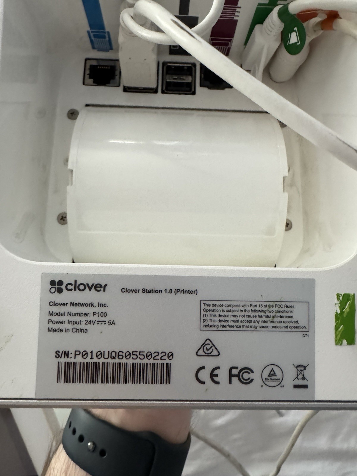 CLOVER POS 1.0 C100 SYSTEM POINT OF SALE STATION – AS IS MERCHANT LOCKED