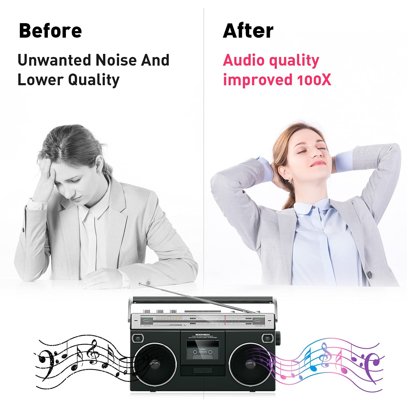 Mwin Audio Cassette Head Cleaner Tape w/ 1 Cleaning Fluids Care Wet…