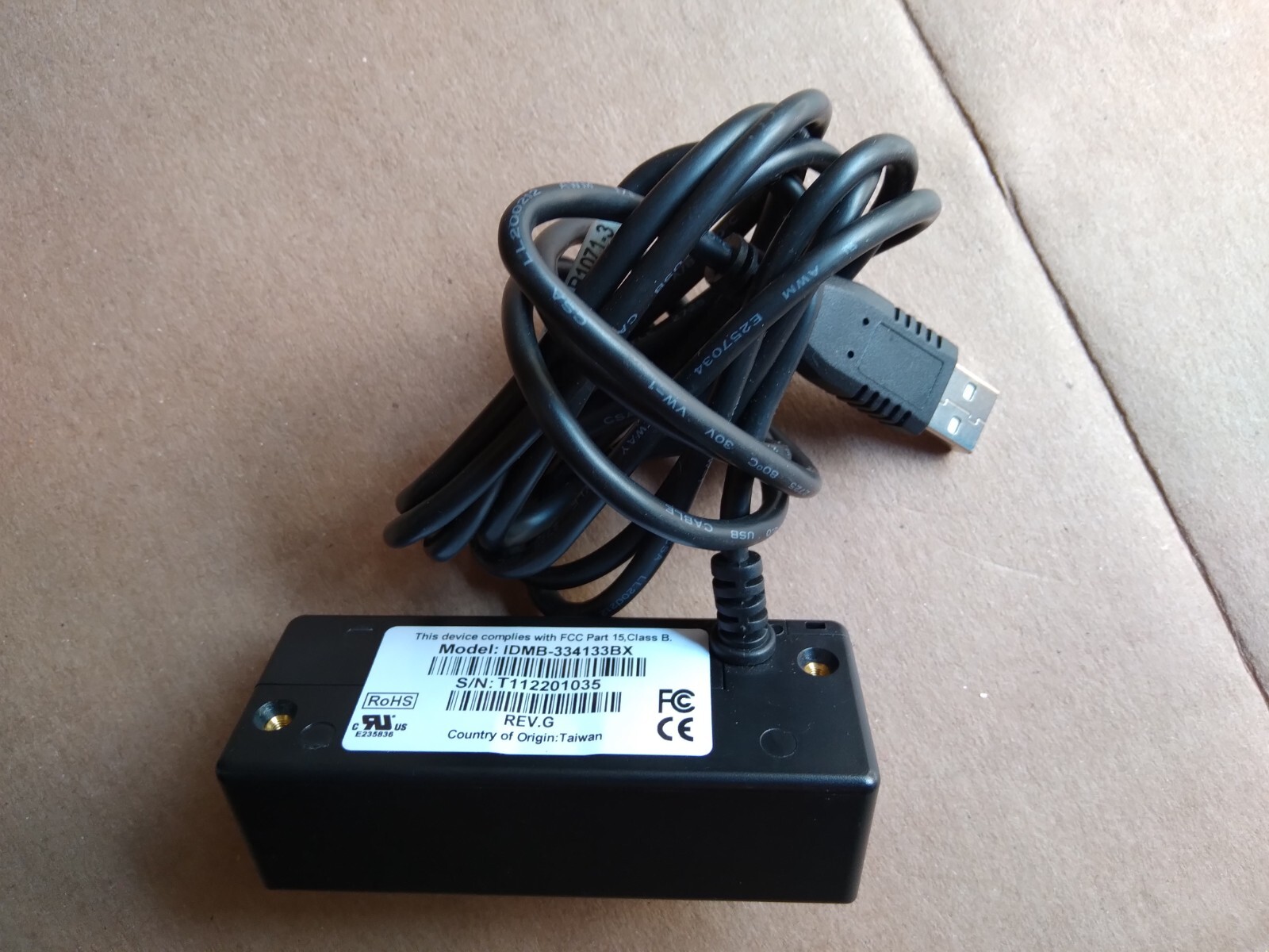 (2X) ID TECH Magnetic Stripe POS Credit/Debit Card Reader Model IDMB-334133BX