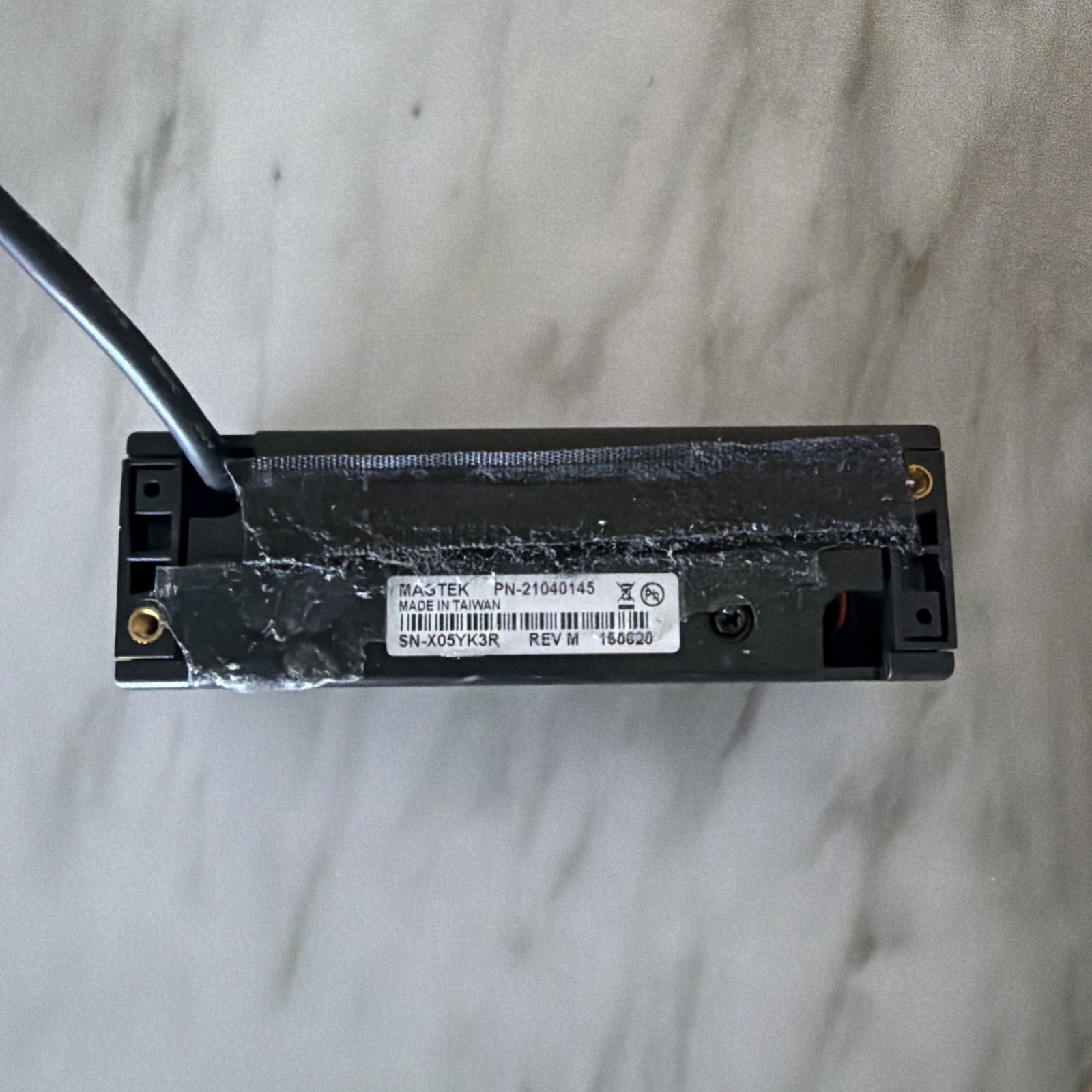 MAGTEK SureSwipe Magnetic Strip Dual Head Card Reader | PN 21040145 | 3-Track