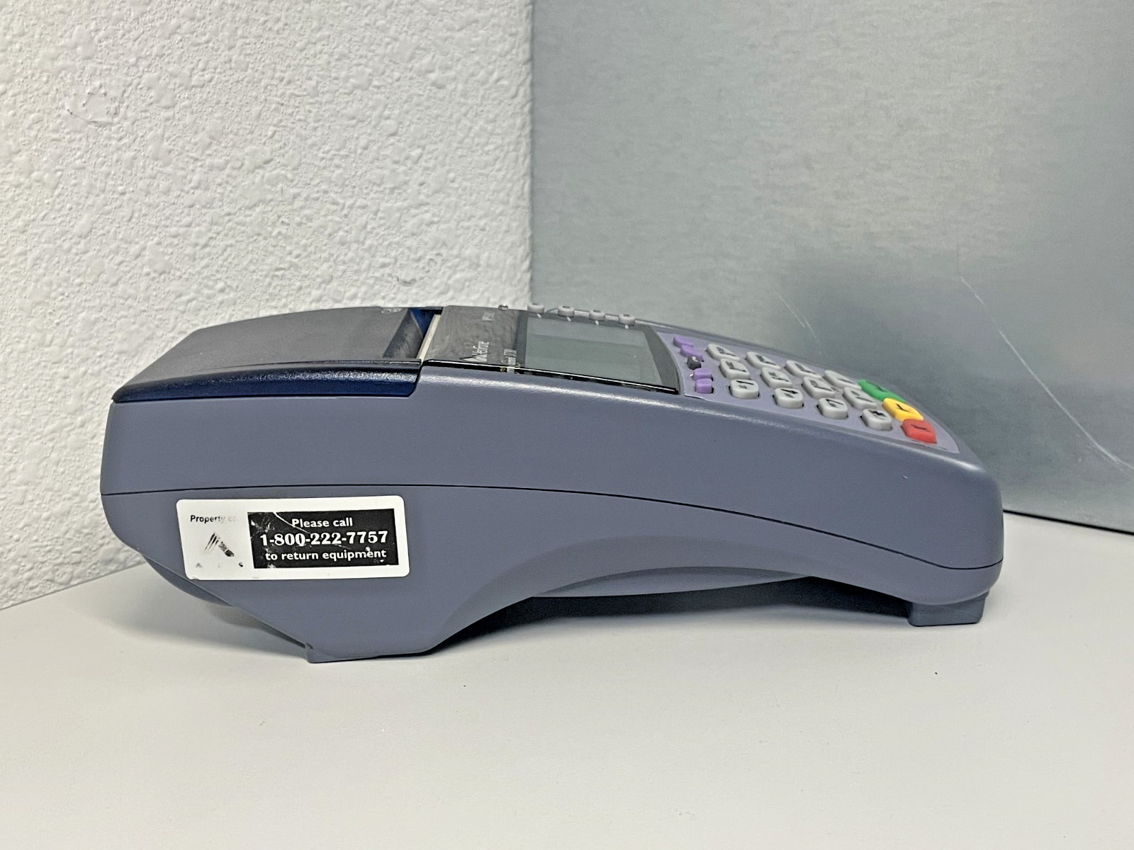VeriFone VX510 OMNI 3730 Credit Card Reader Terminal NO POWER CORDS BARELY USED