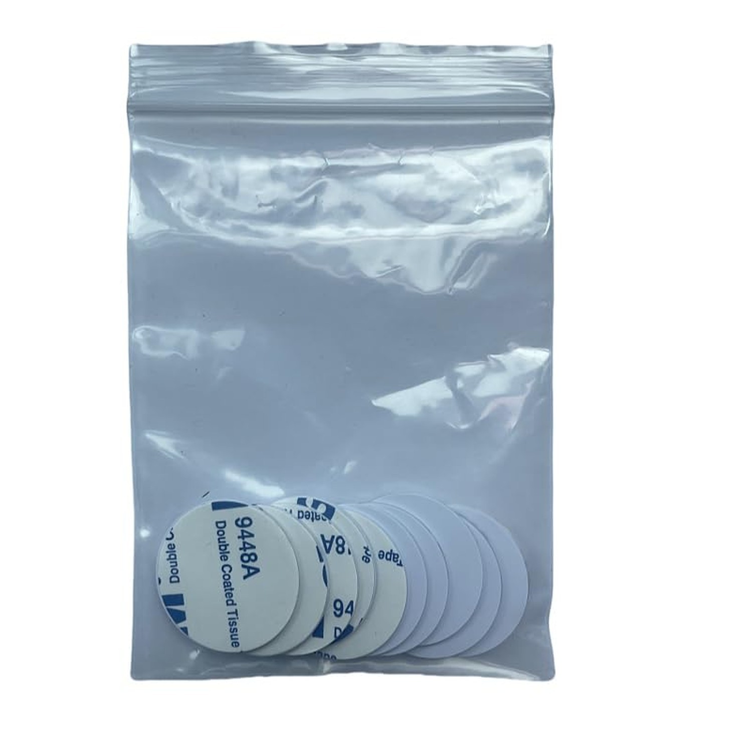 10PCS 25mm 125kHz T5577 Rewritable RFID Coin Tag Adhesive Backed Round Sticke…