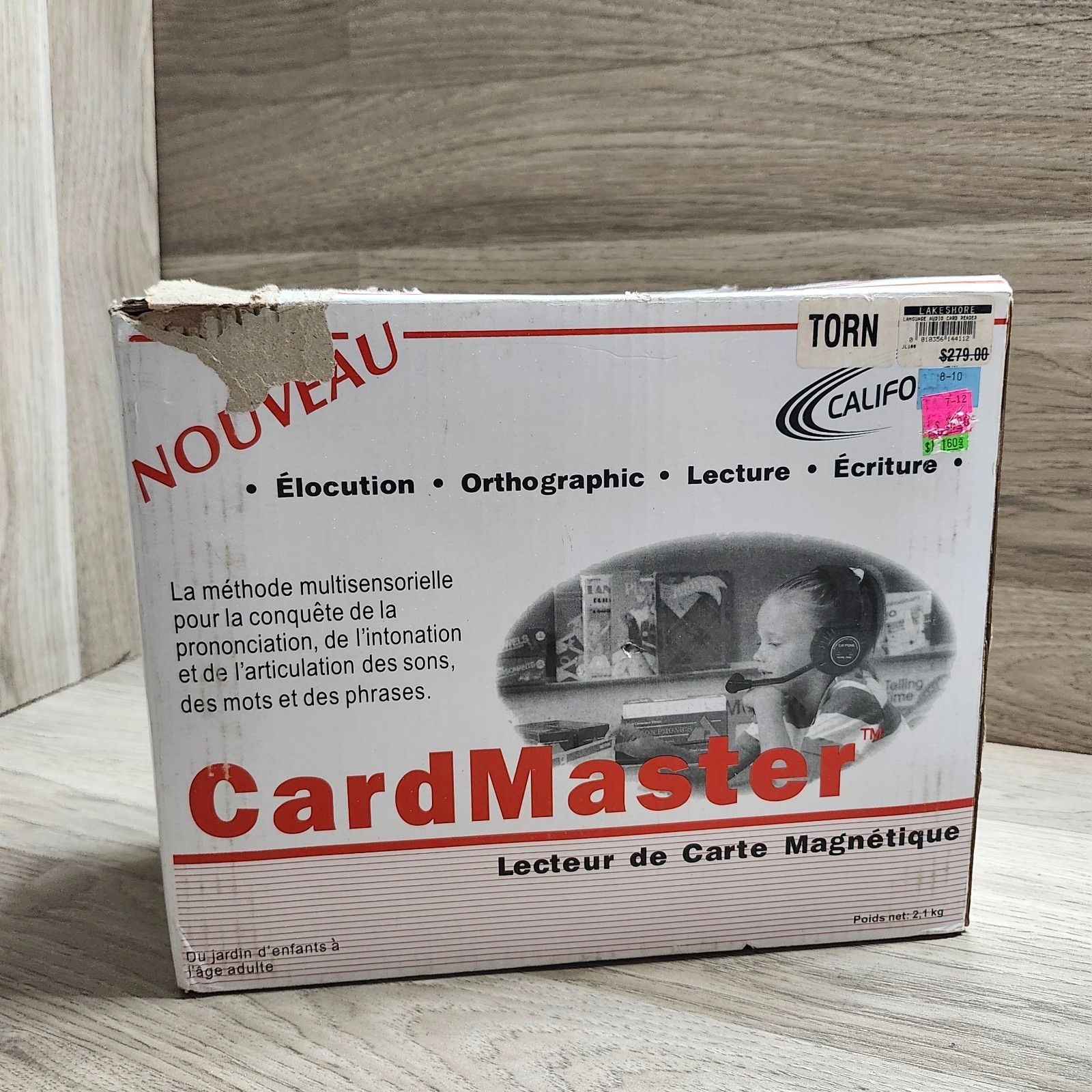 Califone Cardmaster Magnetic Card Reader Series 2000/ model 2010 NIB