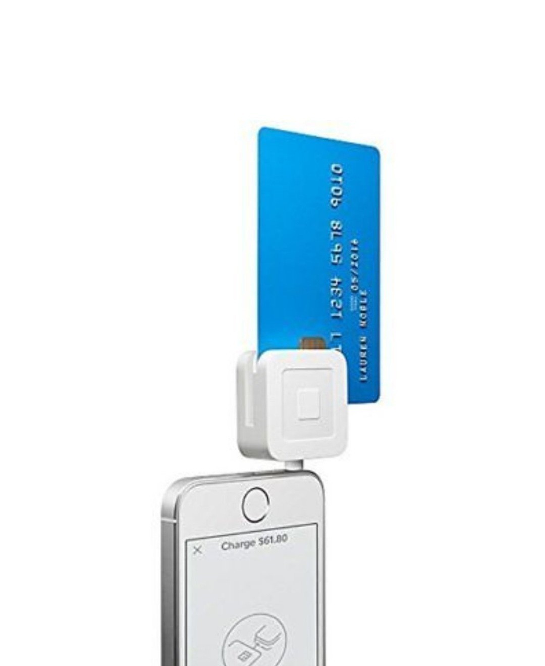 Square Credit Card Reader for iPhone/iPad/Android 3.5mm Headphone Jack Untested