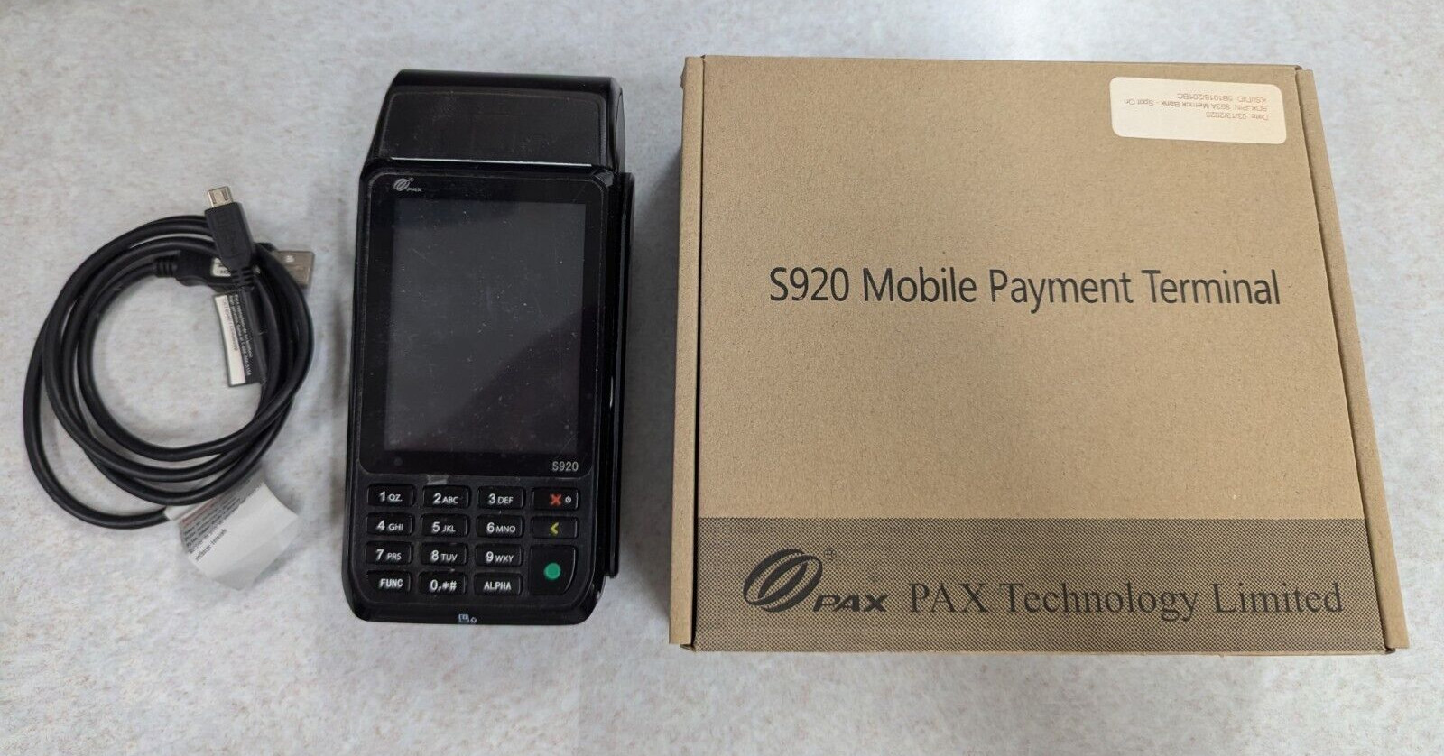 PAX S920 Mobile POS Credit Card Terminal Bluetooth Wireless Wifi