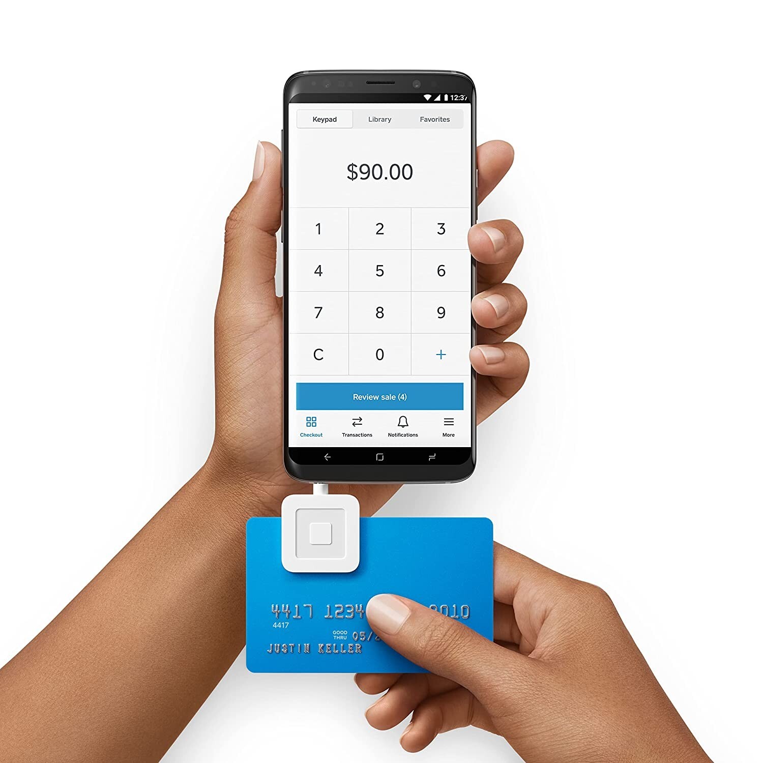 Square Credit Card Magstripe Reader (with headset jack) FREE SHIPPING.