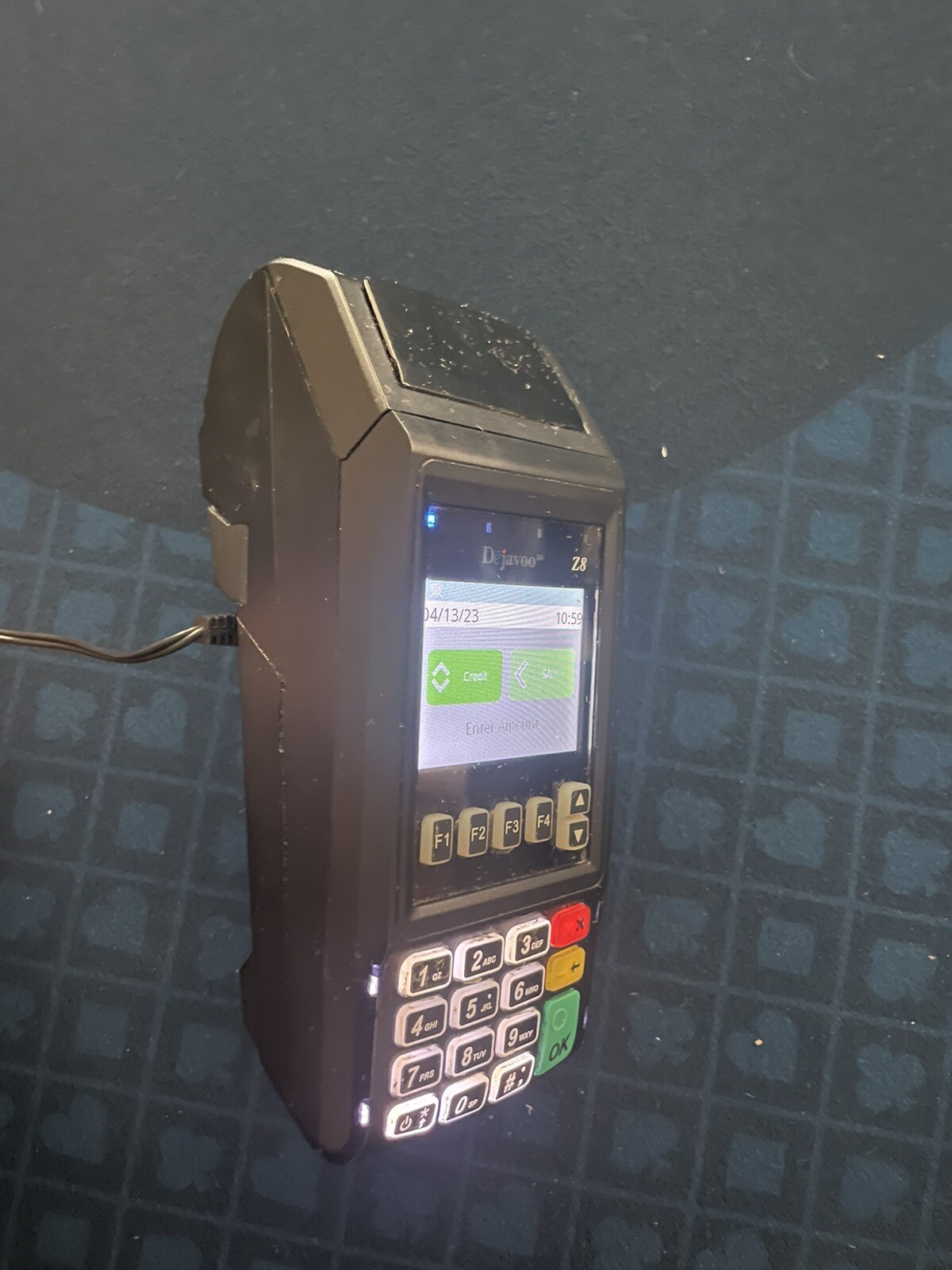 Dajavoo Z8 VEGA3000 Wifi No Dail Magnetic POS System Credit Card Terminal Used
