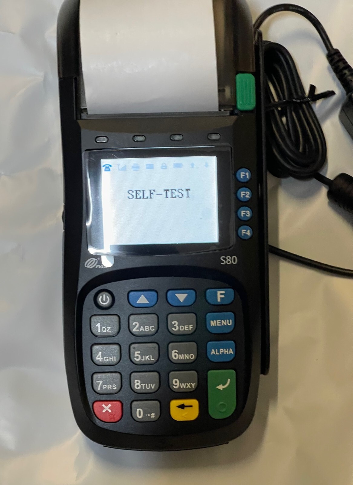 PAX S80 POS Credit Card Terminal Plus Accessories in Orig. Box, Great Condition
