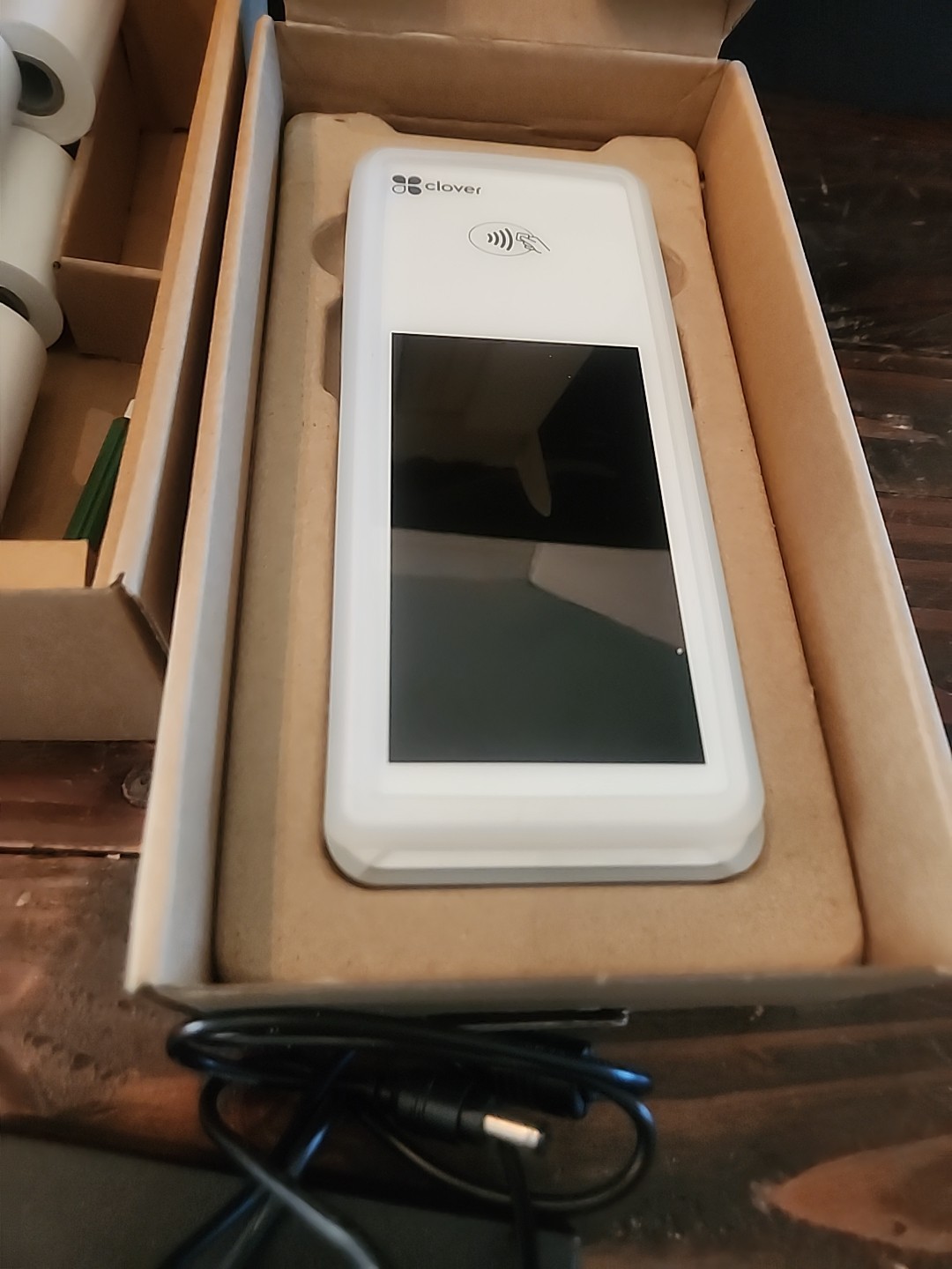 Clover Flex C403 Wireless POS Reader Lot Not 100% Sure Complete