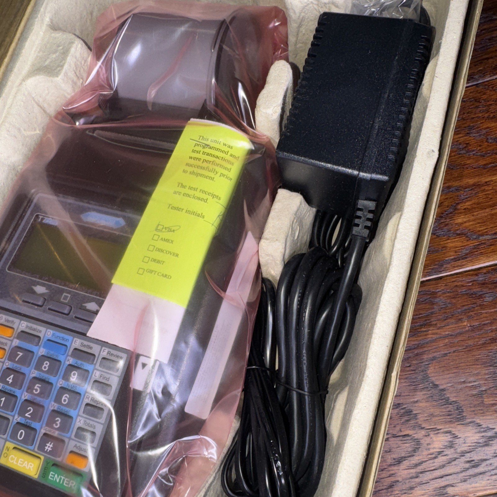 Hypercom T7Plus Credit Card Machine Reader with Power Supply – Brand NEW in box!