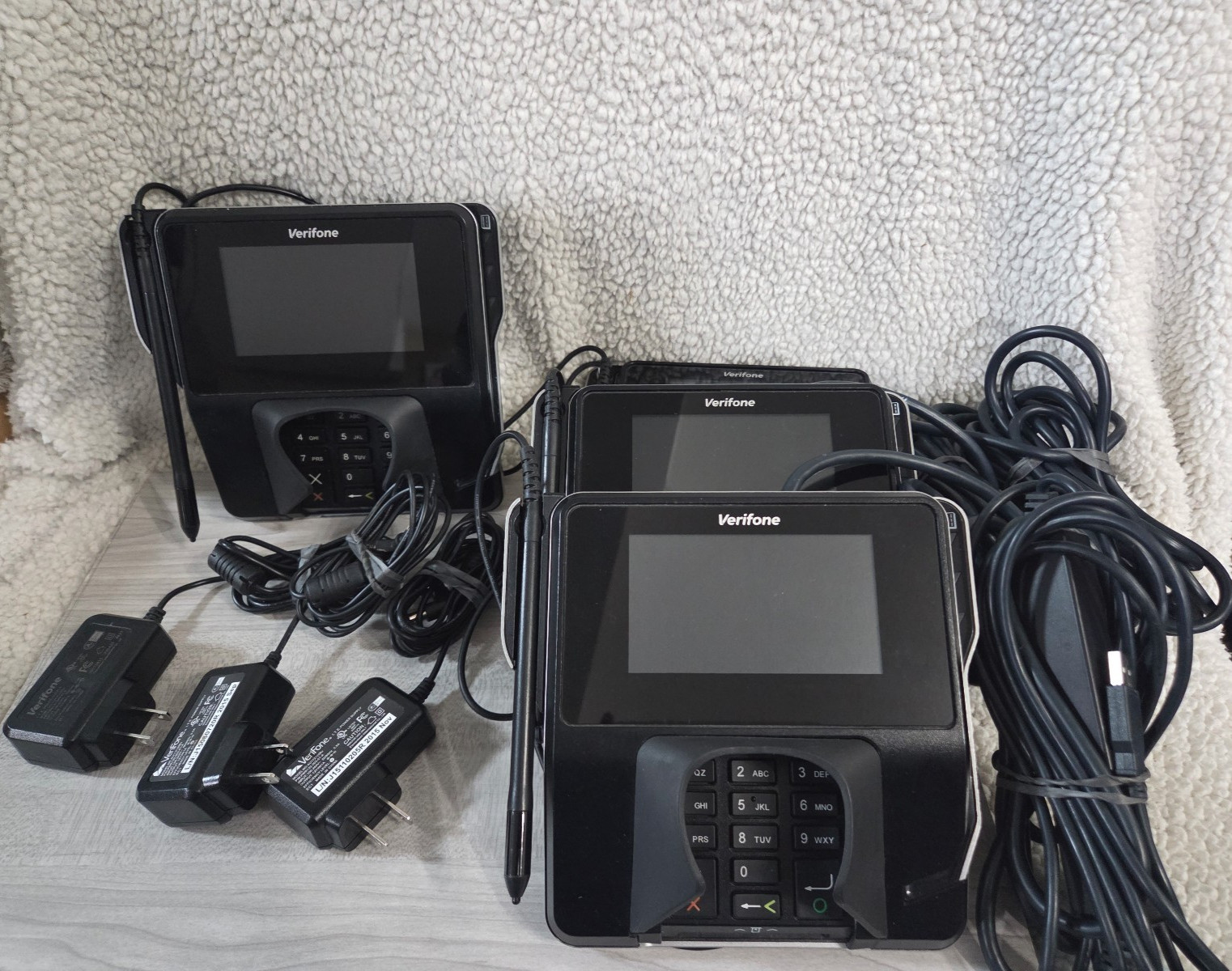 LOT OF 4 ~ VeriFone MX 915 Credit Card Pinpad Payment Terminal ~ M177-409-01-R