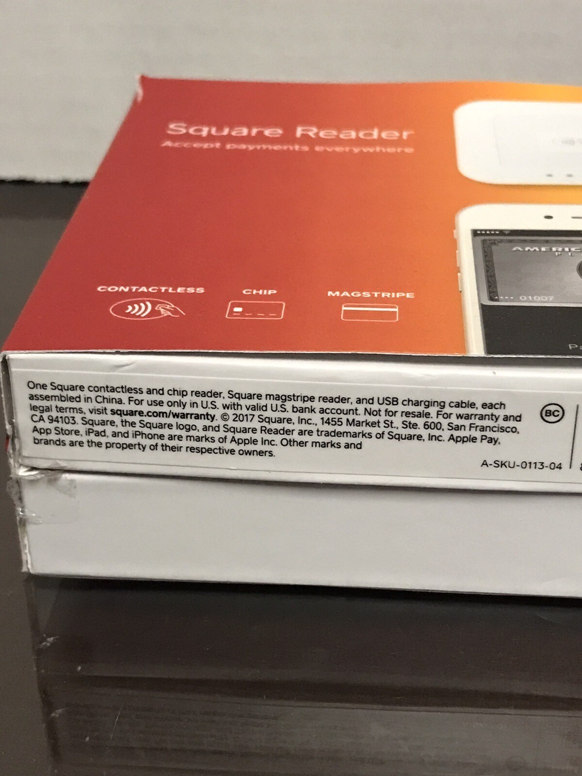 Square Reader for Contactless Chip Payments Magstrip
