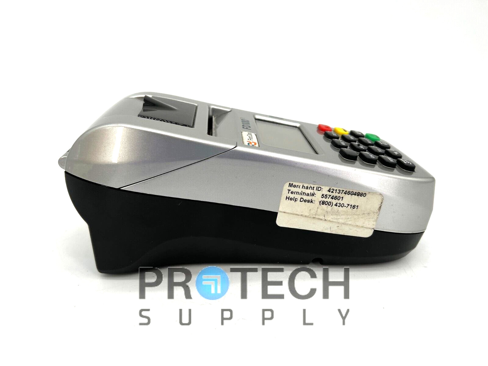 First Data FD100ti Credit Card Terminal + Power Adapter & Cable with WARRANTY