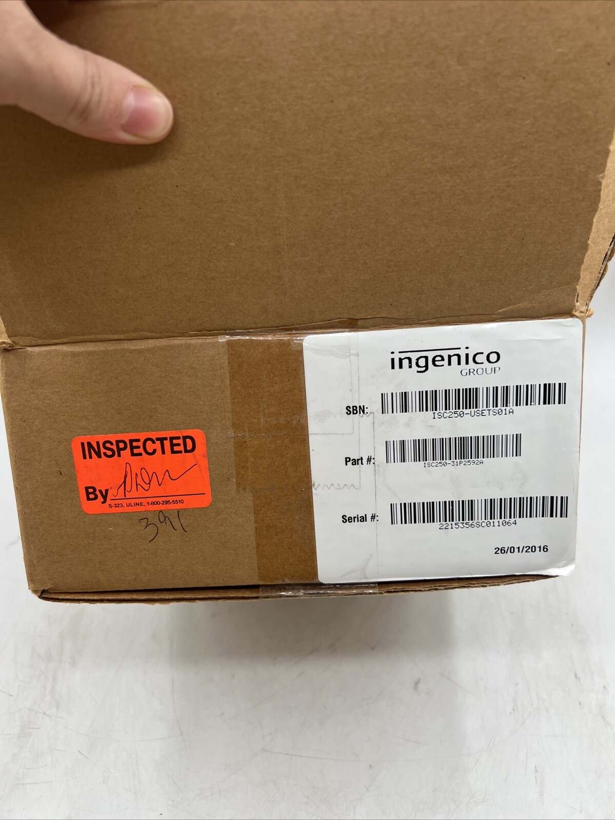 NEW OPEN BOX Ingenico ISC Touch 250 Payment Terminal – Black