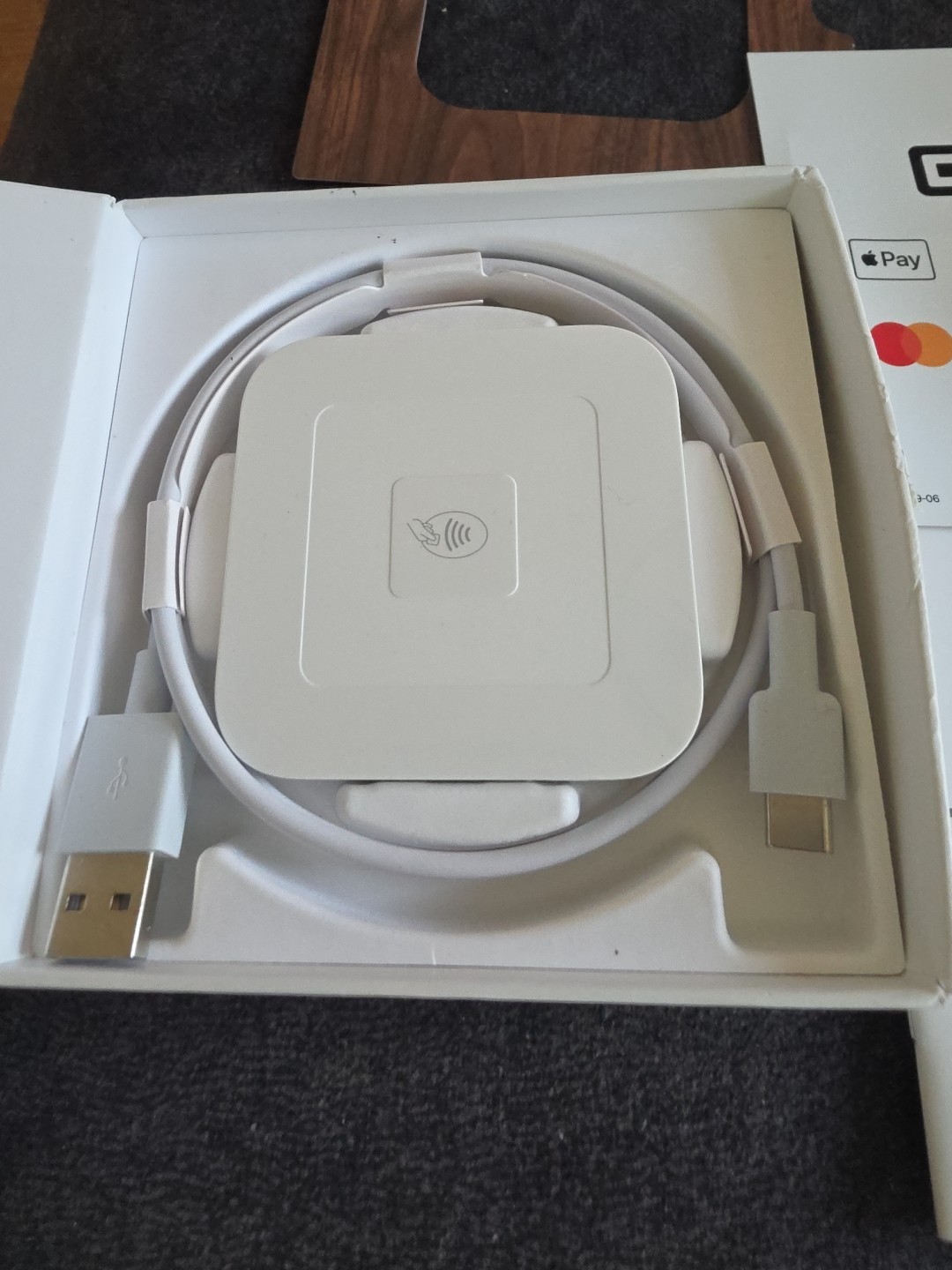 Square Reader for contactless and chip Open Box Never Used Business White