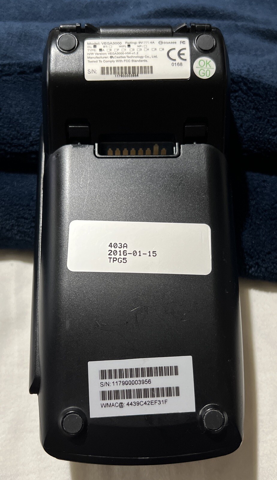 Dejavoo Z9 3.5″ VEGA3000 USB-C LCD POS Credit Card Terminal